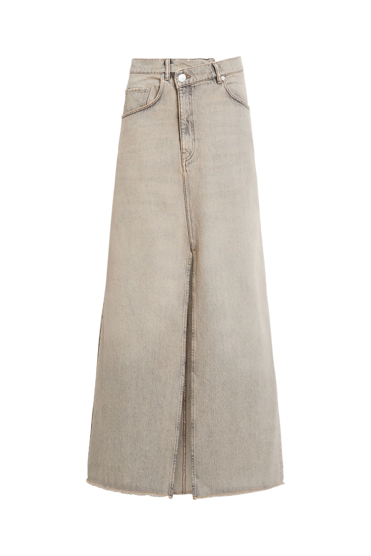 NOIR MAXI SKIRT SAND GREY 5