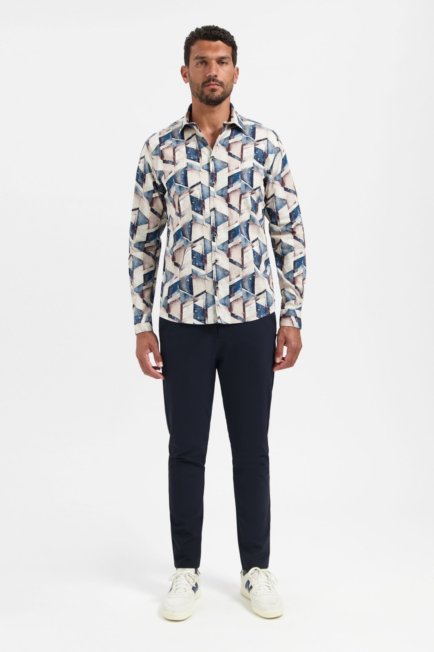 SHIRT STRETCH ALLOVER PRINTED NIGHT 3