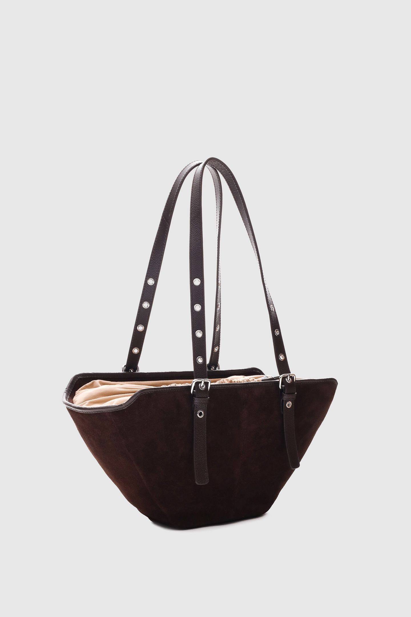 SMALL NORA SUEDE CHOCOLATE 2