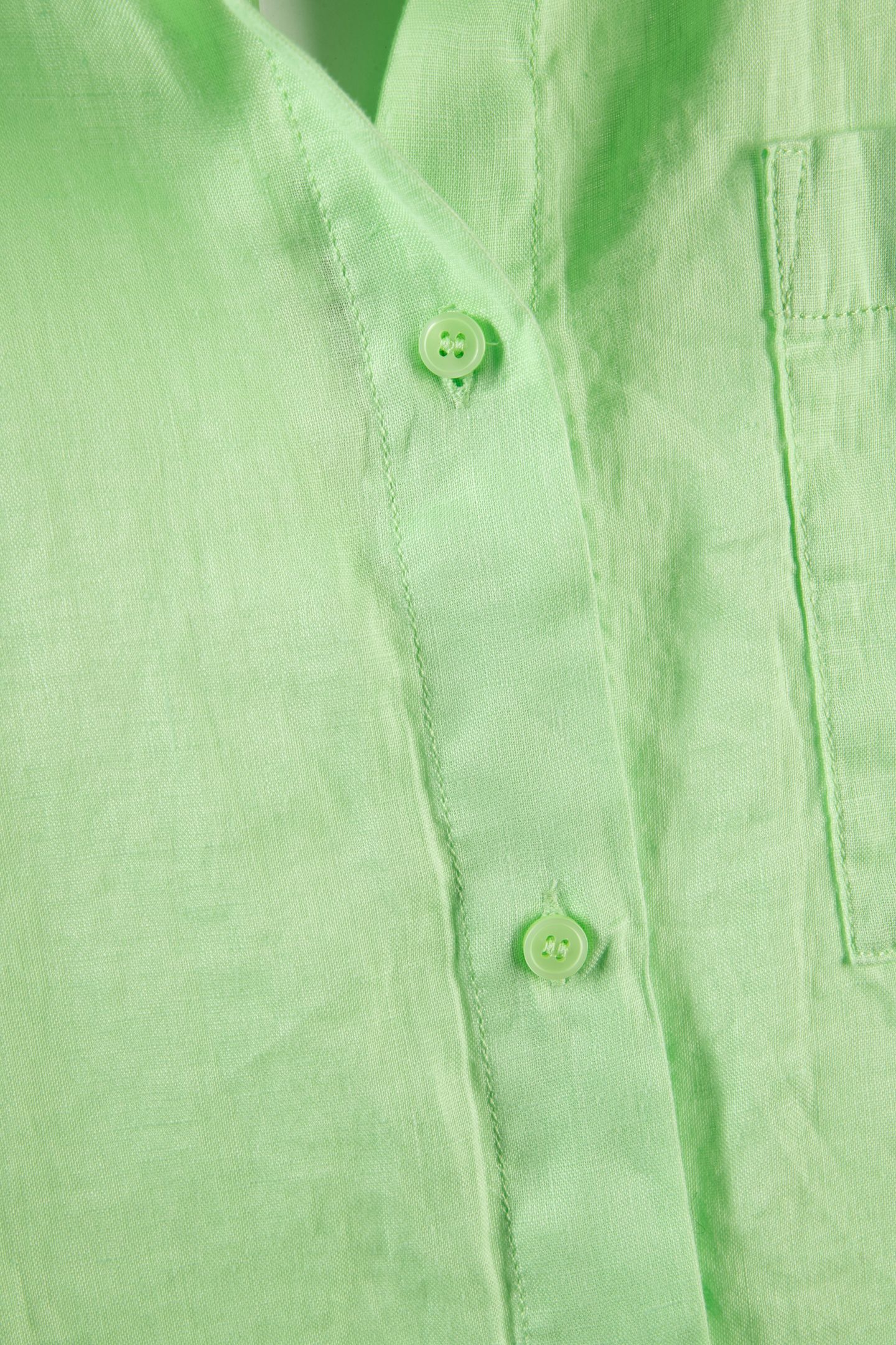 LEONEN RESORT LINEN SHIRT GREEN 4