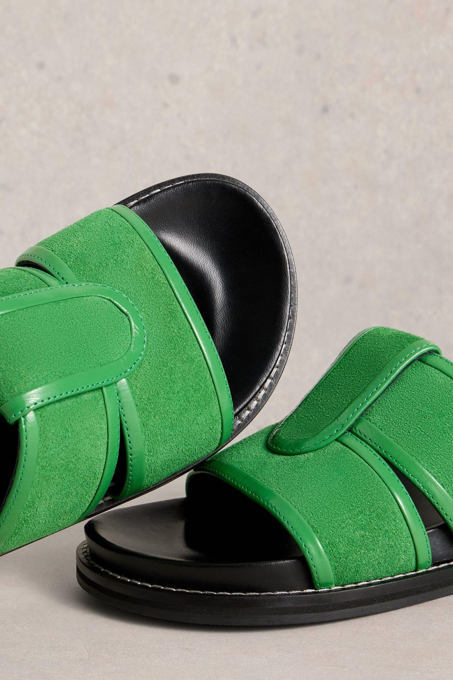 ZIGGY SLIDER FOOTBED BRIGHT GREEN 4