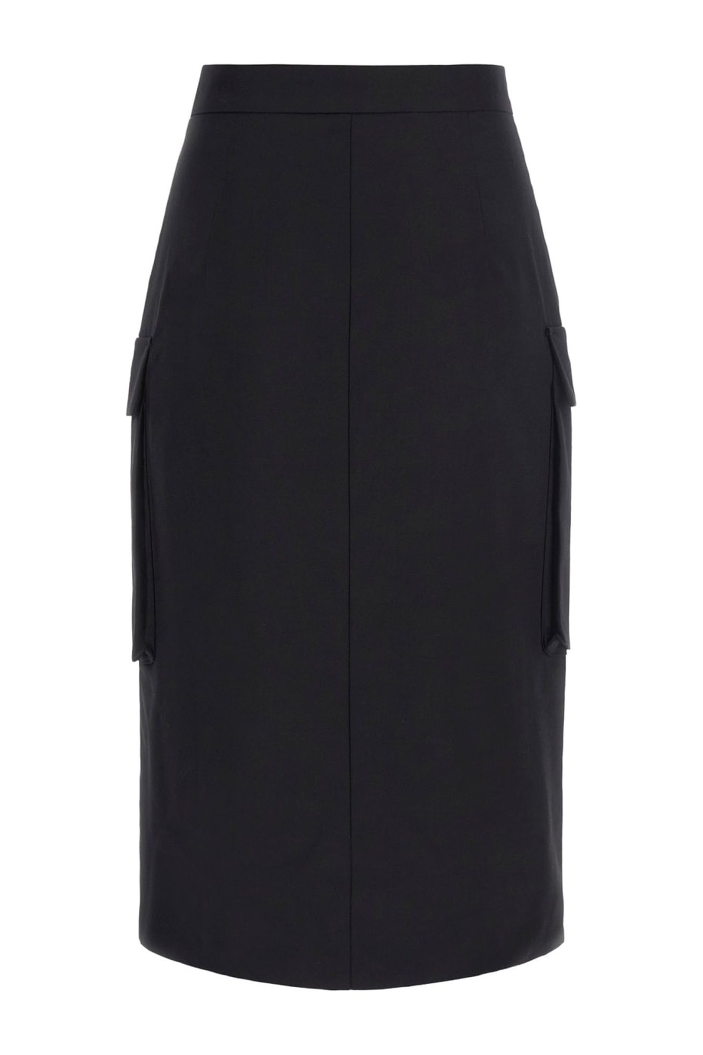 IRINA MIDI SKIRT JET BLACK A996 2