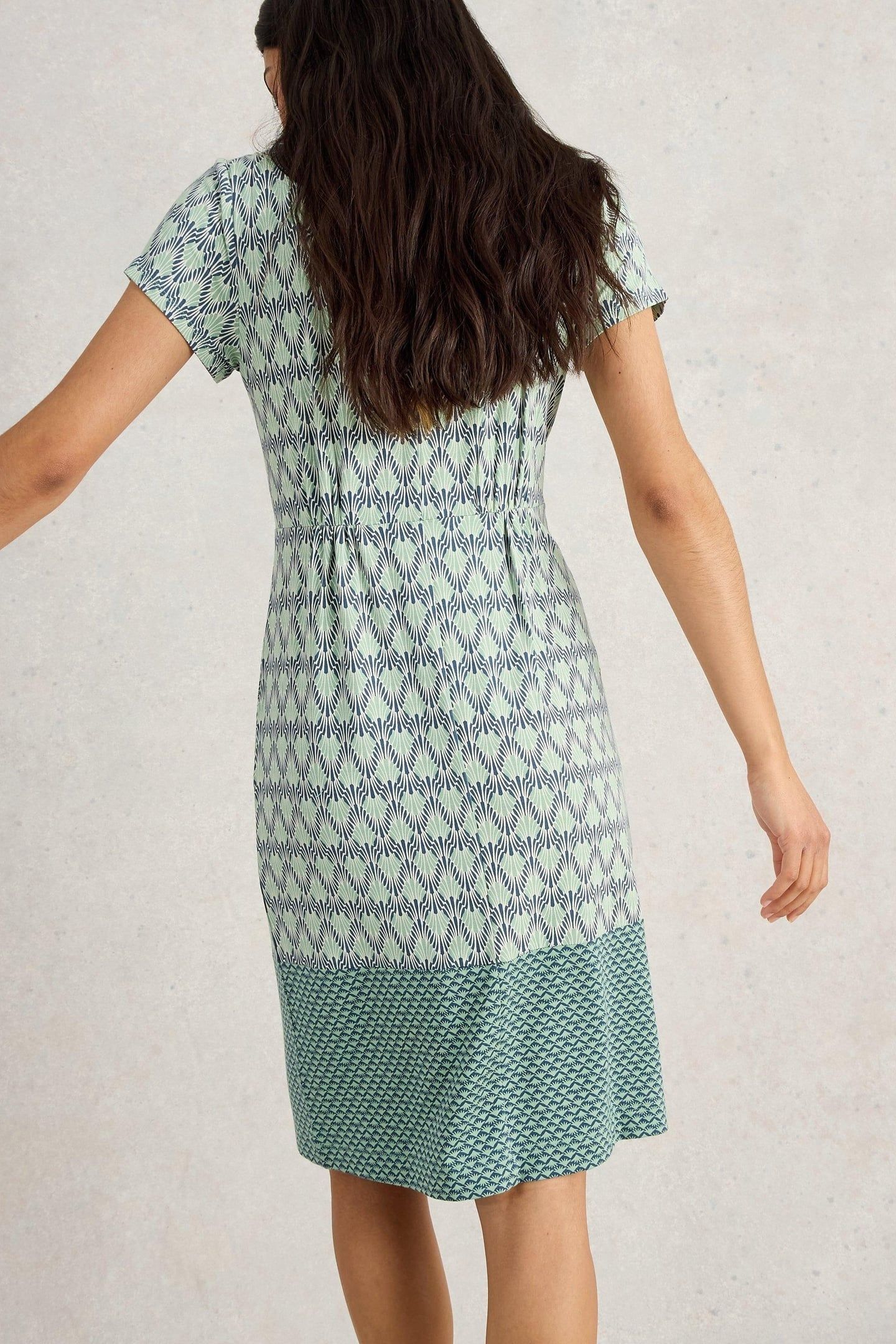 TALLIE JERSEY DRESS LIGHT GREEN 3