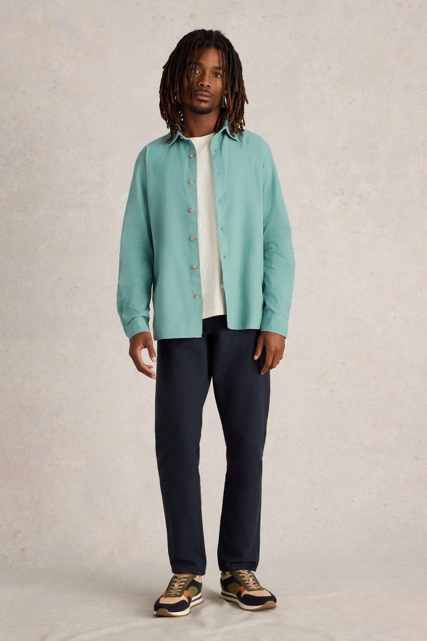 BRUTON OXFORD SHIRT LIGHT BLUE 1