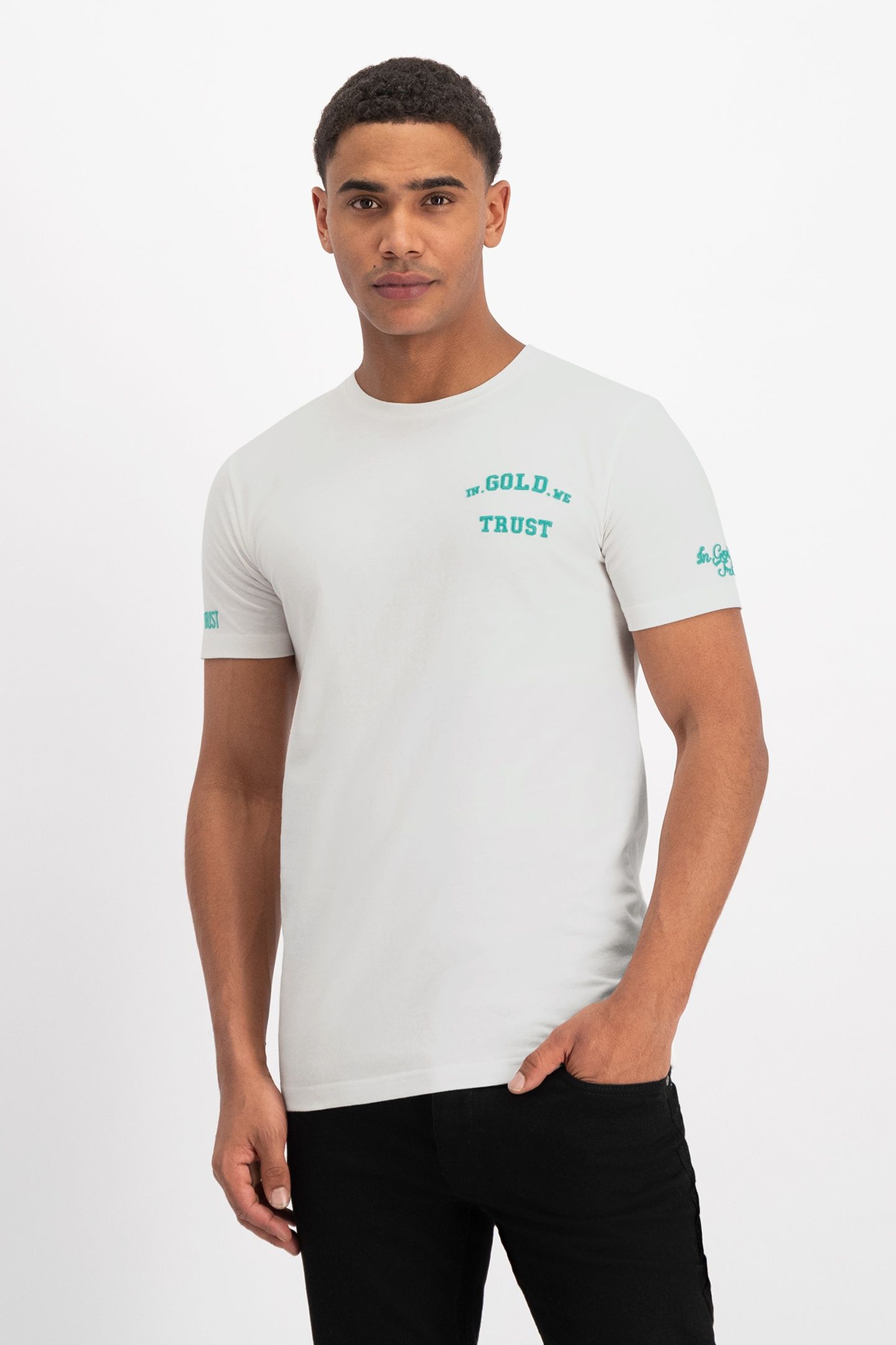 THE PUSHA WHITE / TURQUOISE 1