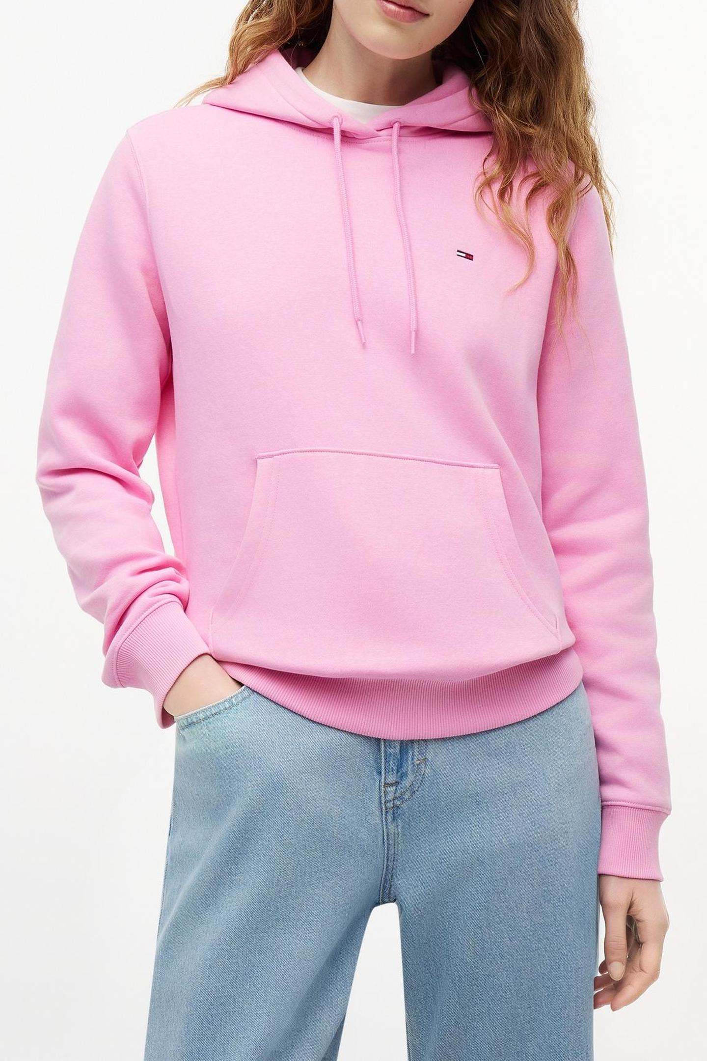 REGULAR FLAG HOODIE PINK DAISY 1