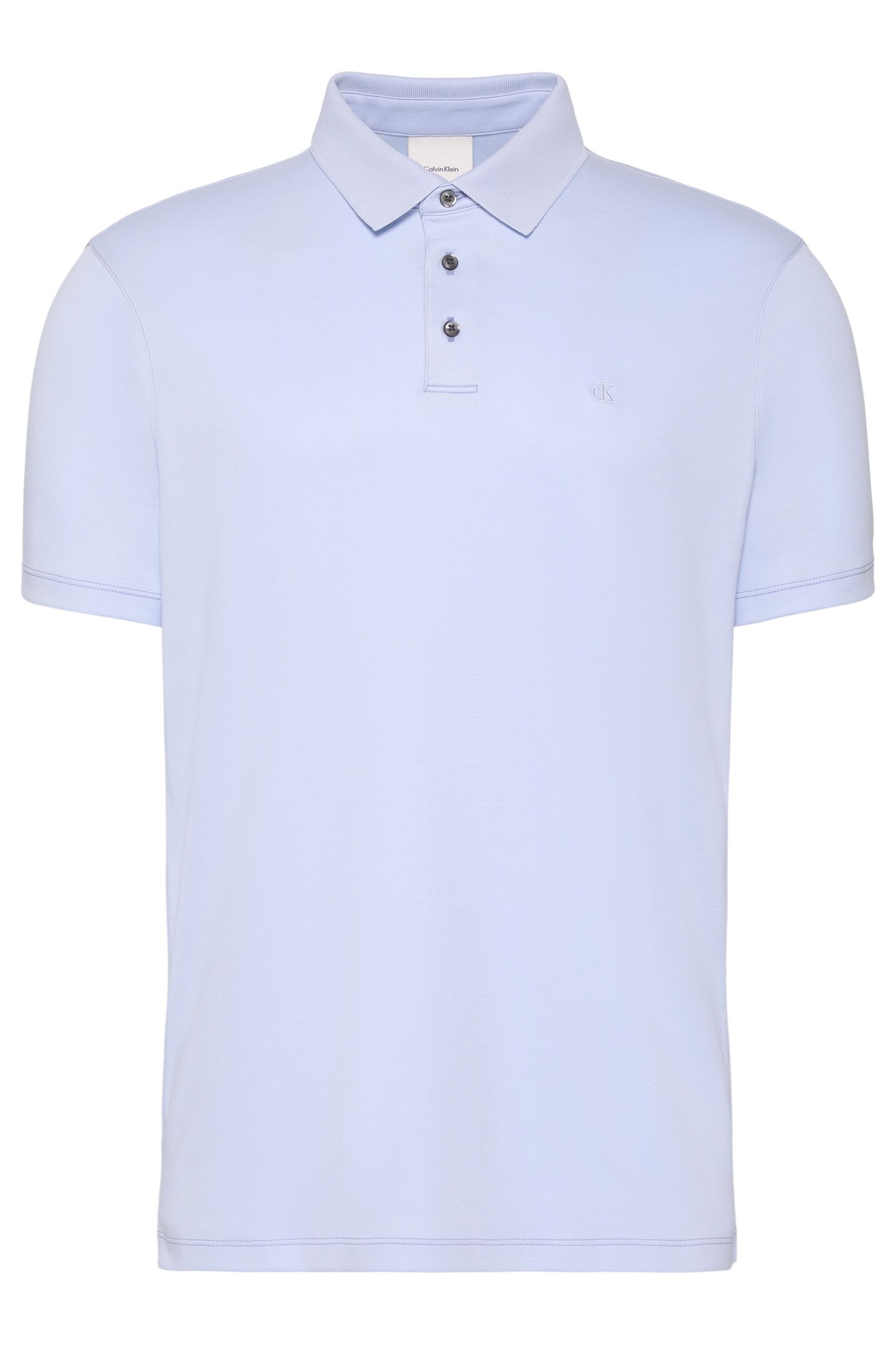 SS SUPIMA CHEST EMBROIDERY POLO HEAVENLY IRIS 5
