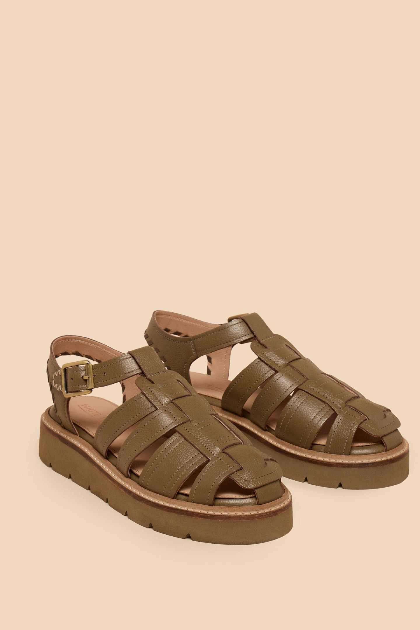 CHUNKY FISHERMAN SANDAL KHAKI GREEN 5