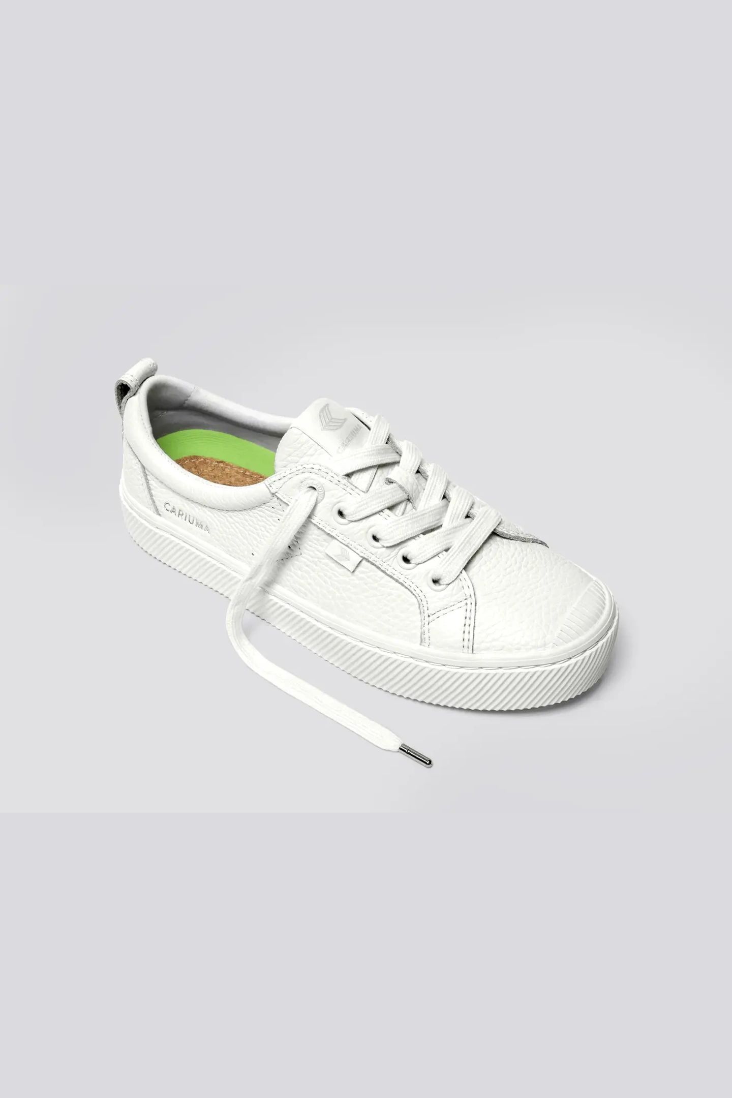 OCA PEBBLED LEATHER WHITE 3