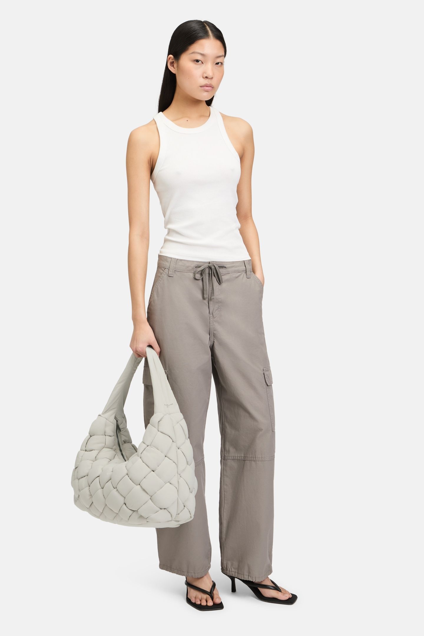 HOBO LARGE LIGHT GREY 1