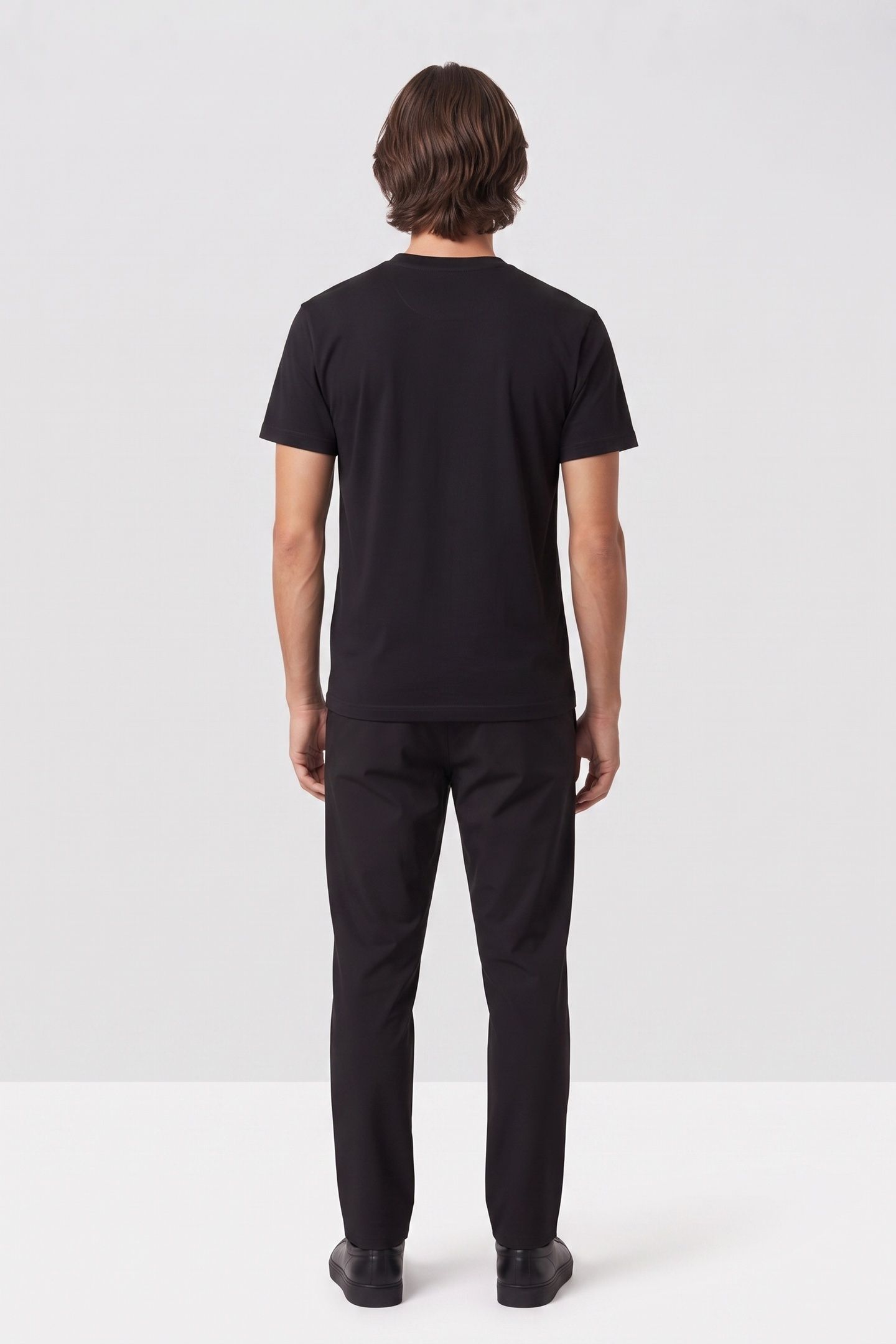 SHORT-SLEEVED T-SHIRT WITH FLOCK BLACK 2