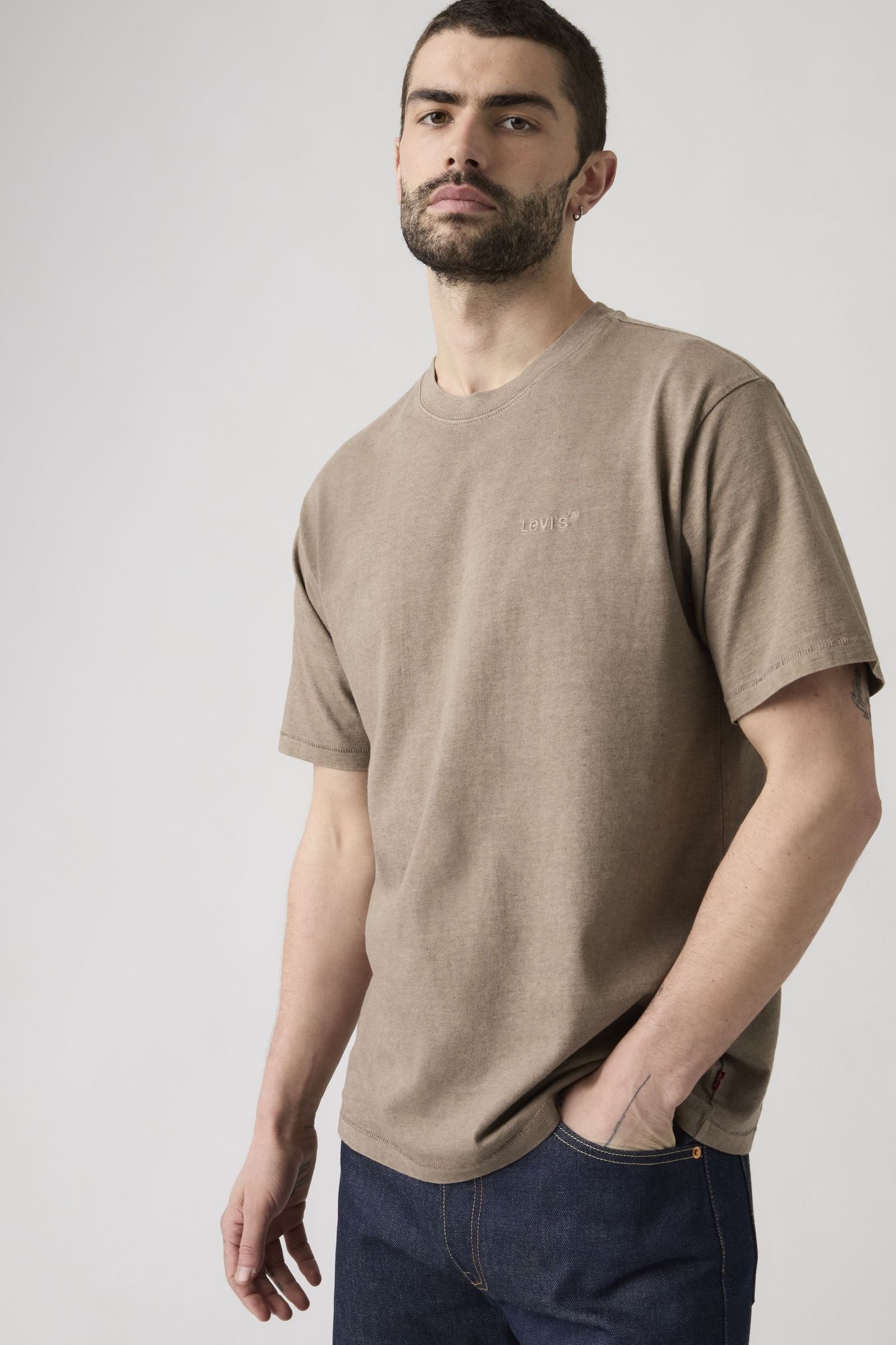 RED TAB VINTAGE TEE GRUNGE WASH FUNGI 2
