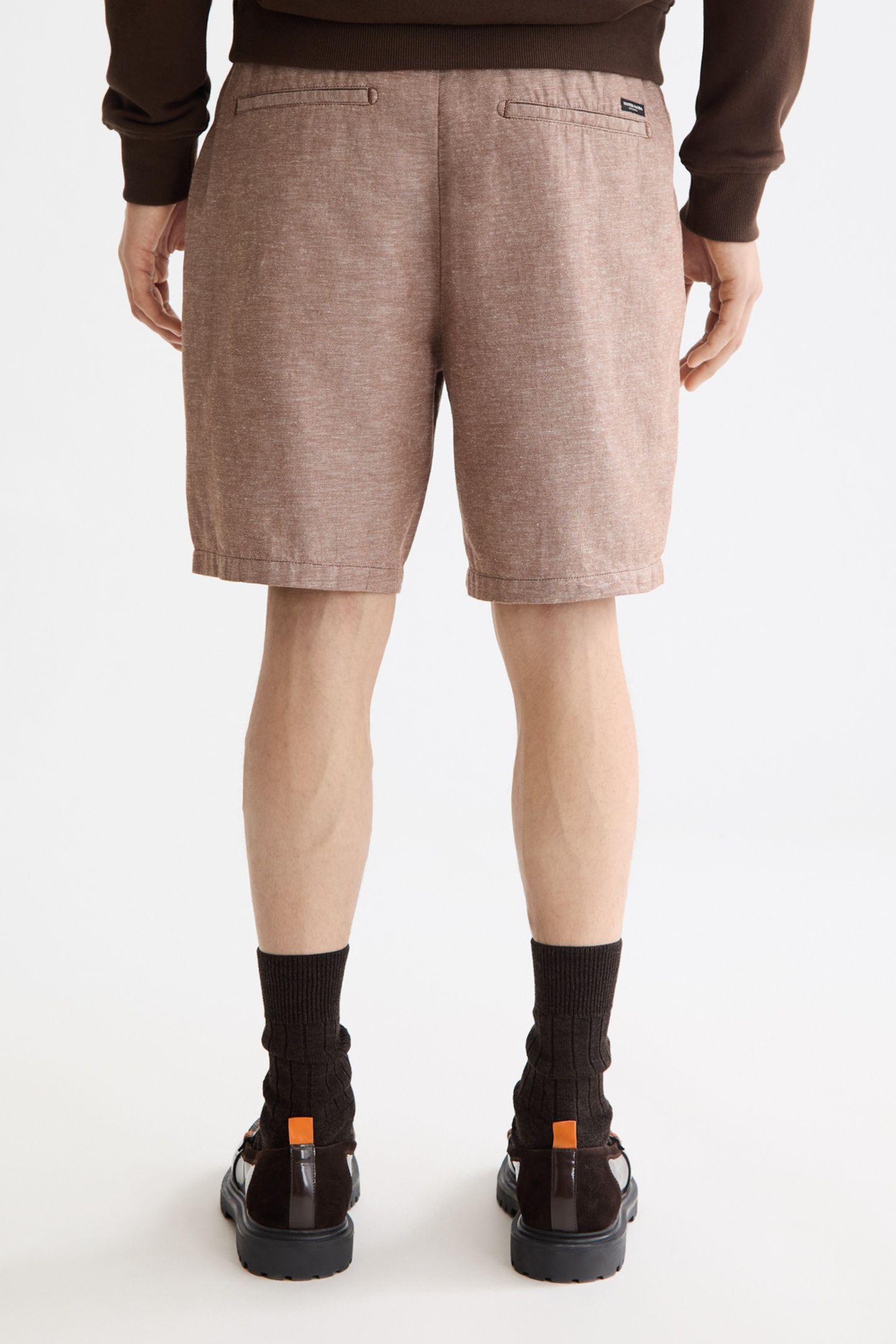 SEASONAL CORE - FAVE - COTTON LINEN BERMUDA SOFT SILT 3