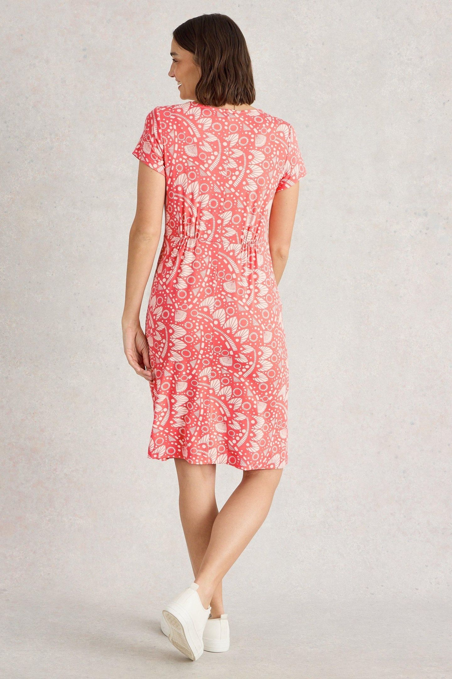 TALLIE JERSEY DRESS PINK PRINT 3