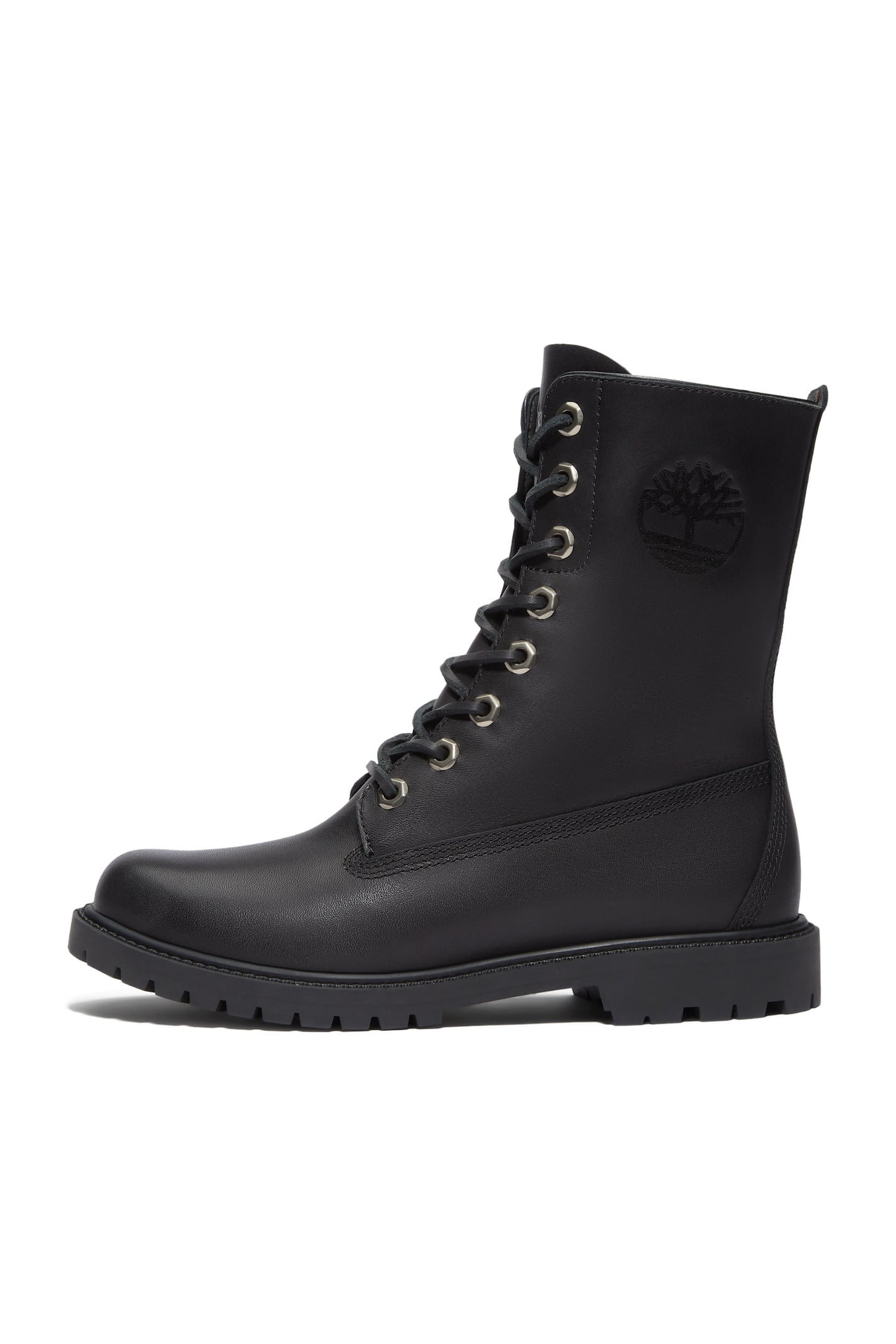 PREMIUM 8 INCH LACE UP WATERPROOF BOOT BLACK FULL GRAIN 2