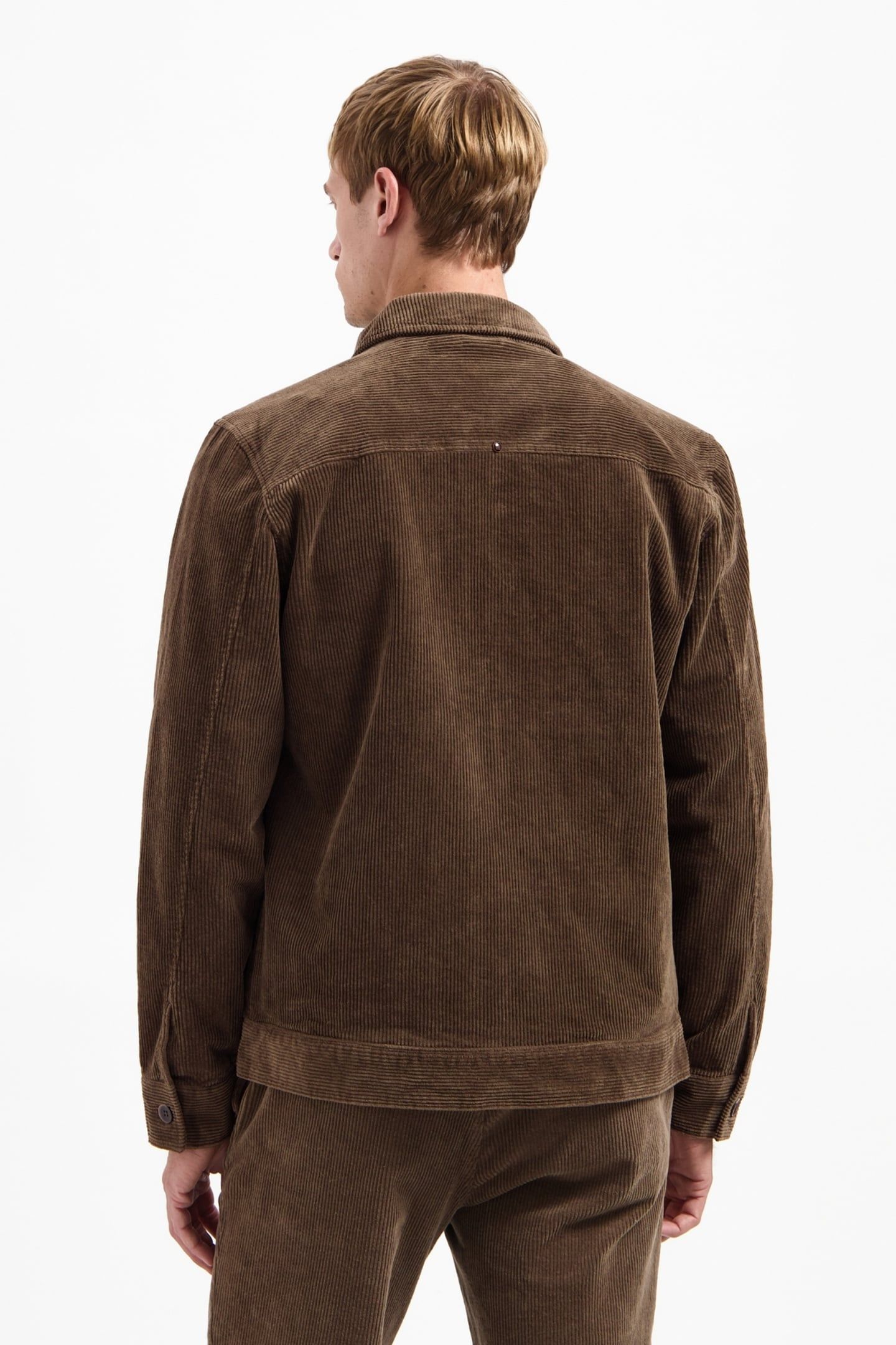 OVERSHIRT ZIPPER CORDUROY COORD TAUPE 4