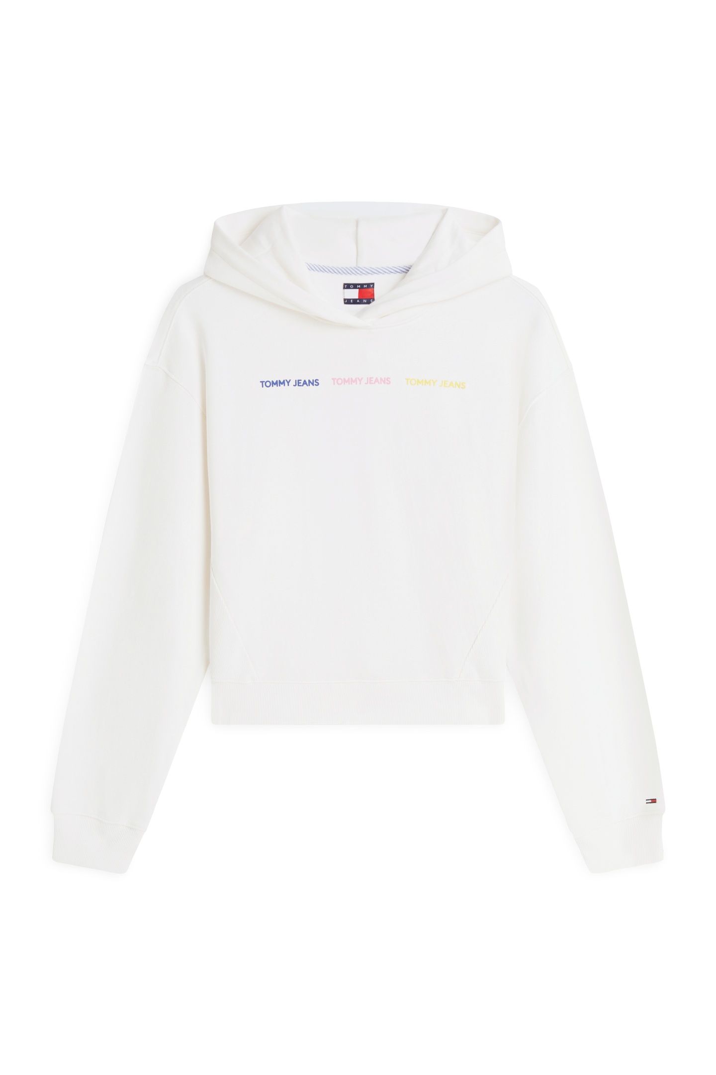 RELAXED REPEAT LOGO HOODIE ECRU 4