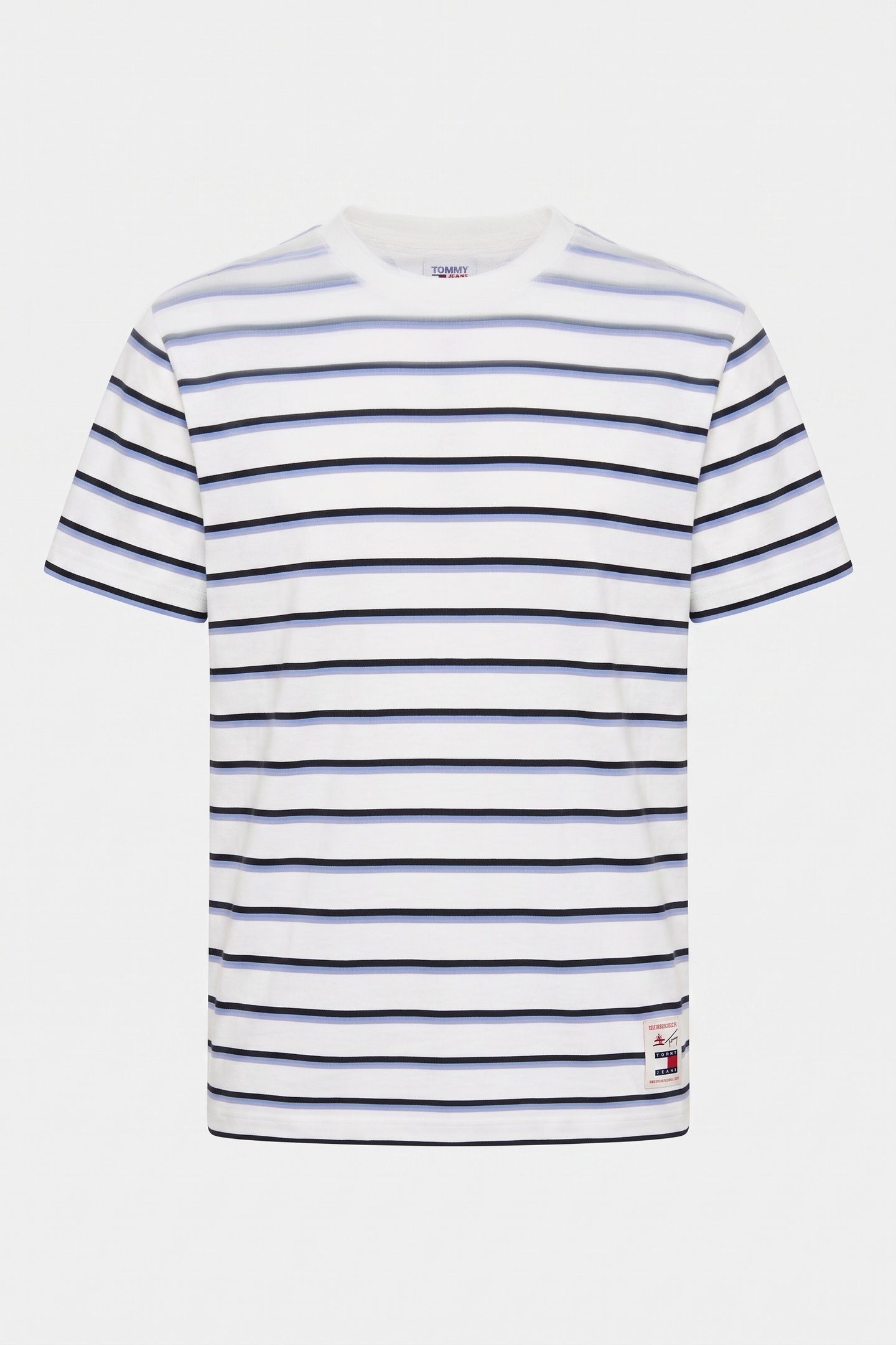 RELAXED LABEL SS TEE ANCIENT WHITE STRIPE 3