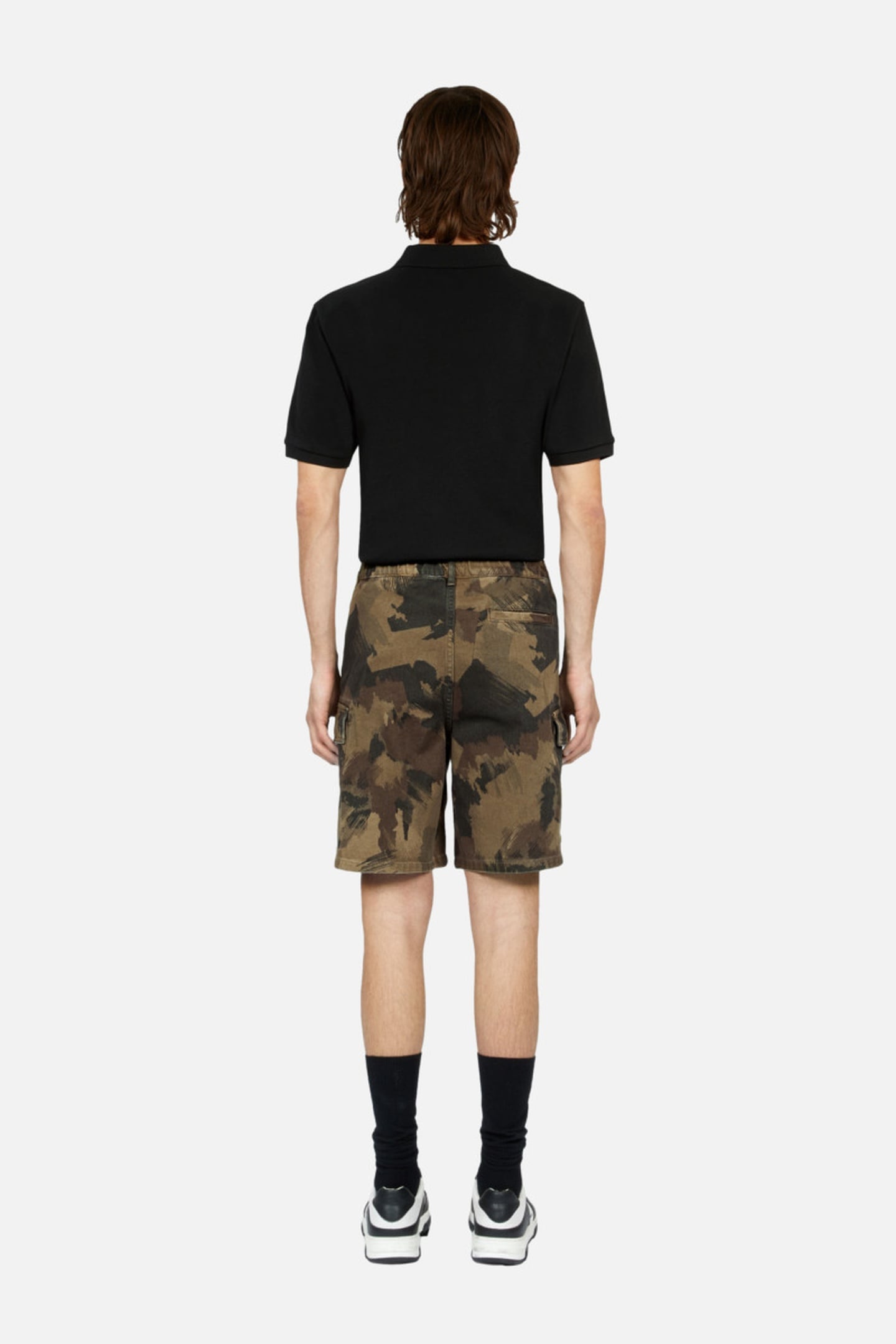 SHORTS W ELASTICATED WAIST AND PATCH POCKETS CAMOUFLAGE_01 4