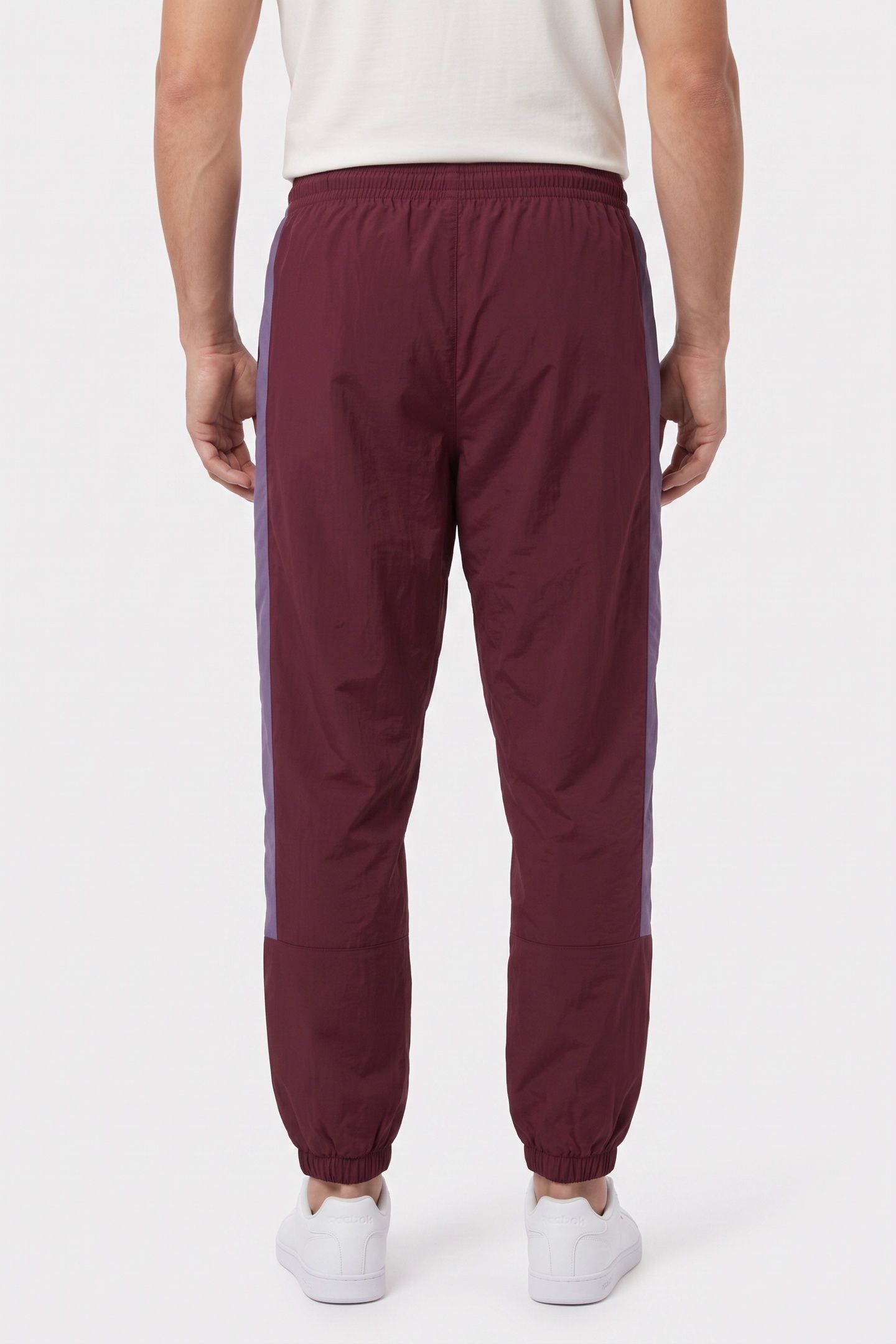 CUT AND SEW TRACK JOGGER BLACK CHERRY 2