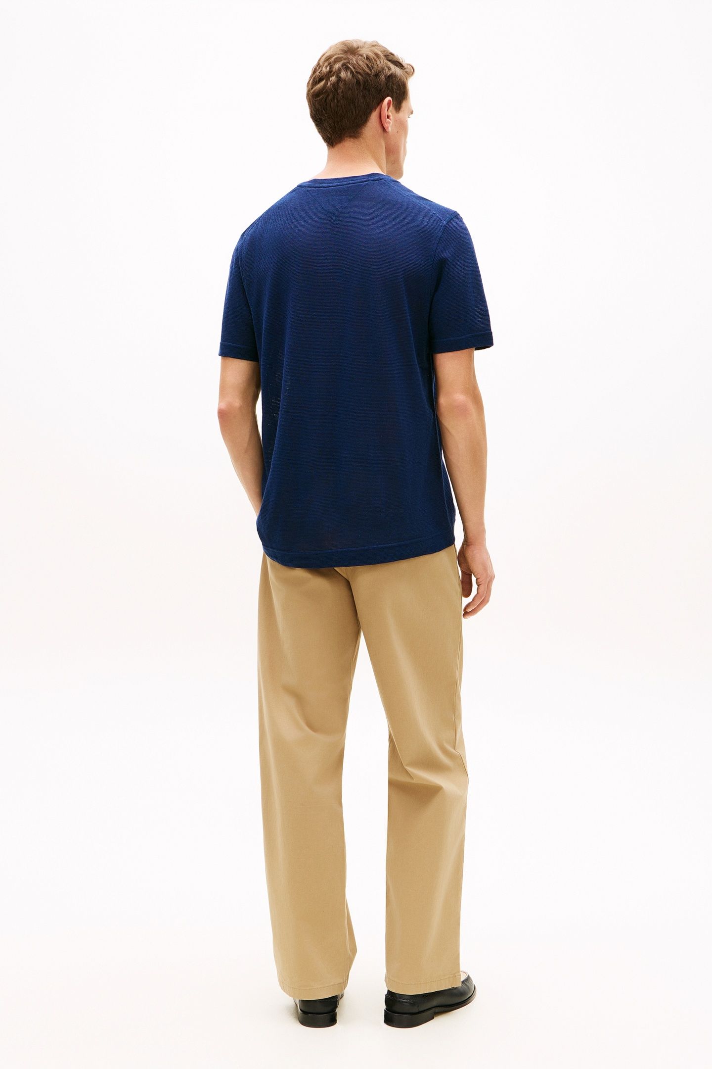 DC LINEN TEE NAVY IRIS 3