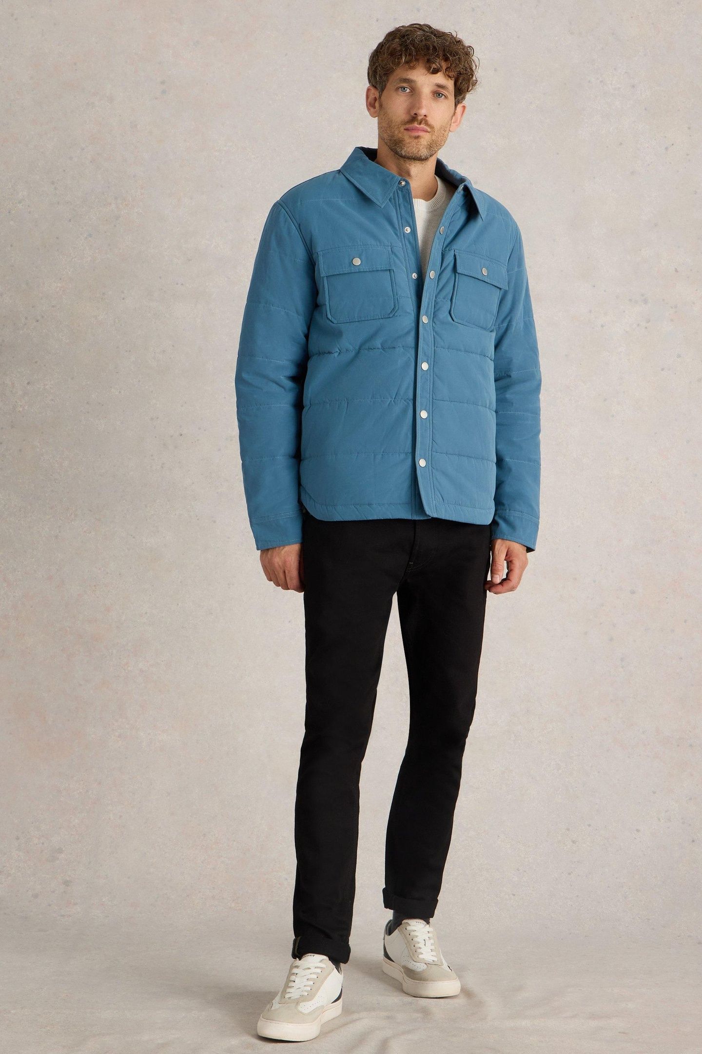 SUSSEX PADDED JACKET DARK BLUE 2