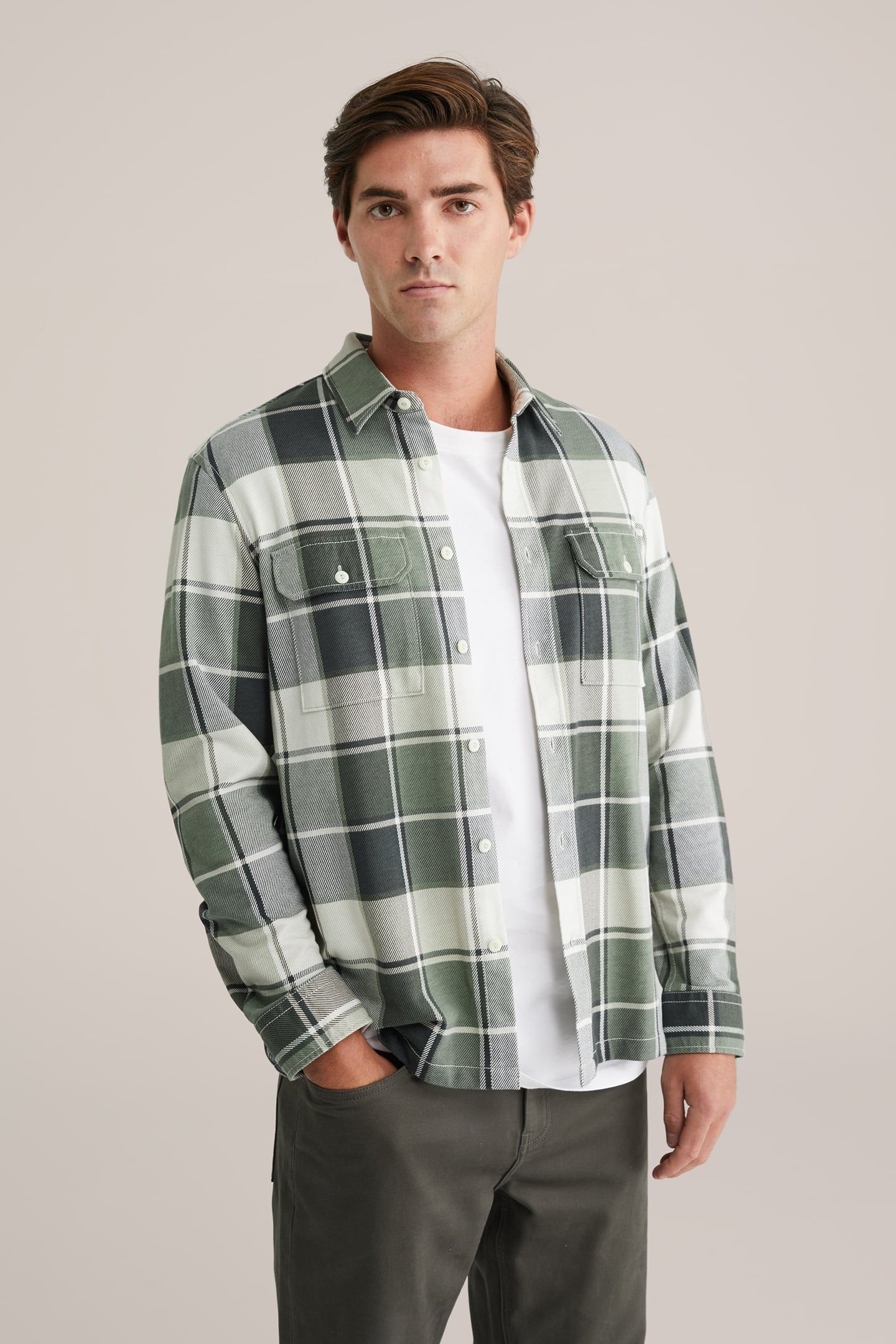OVERSHIRT GREYISH GREEN 1