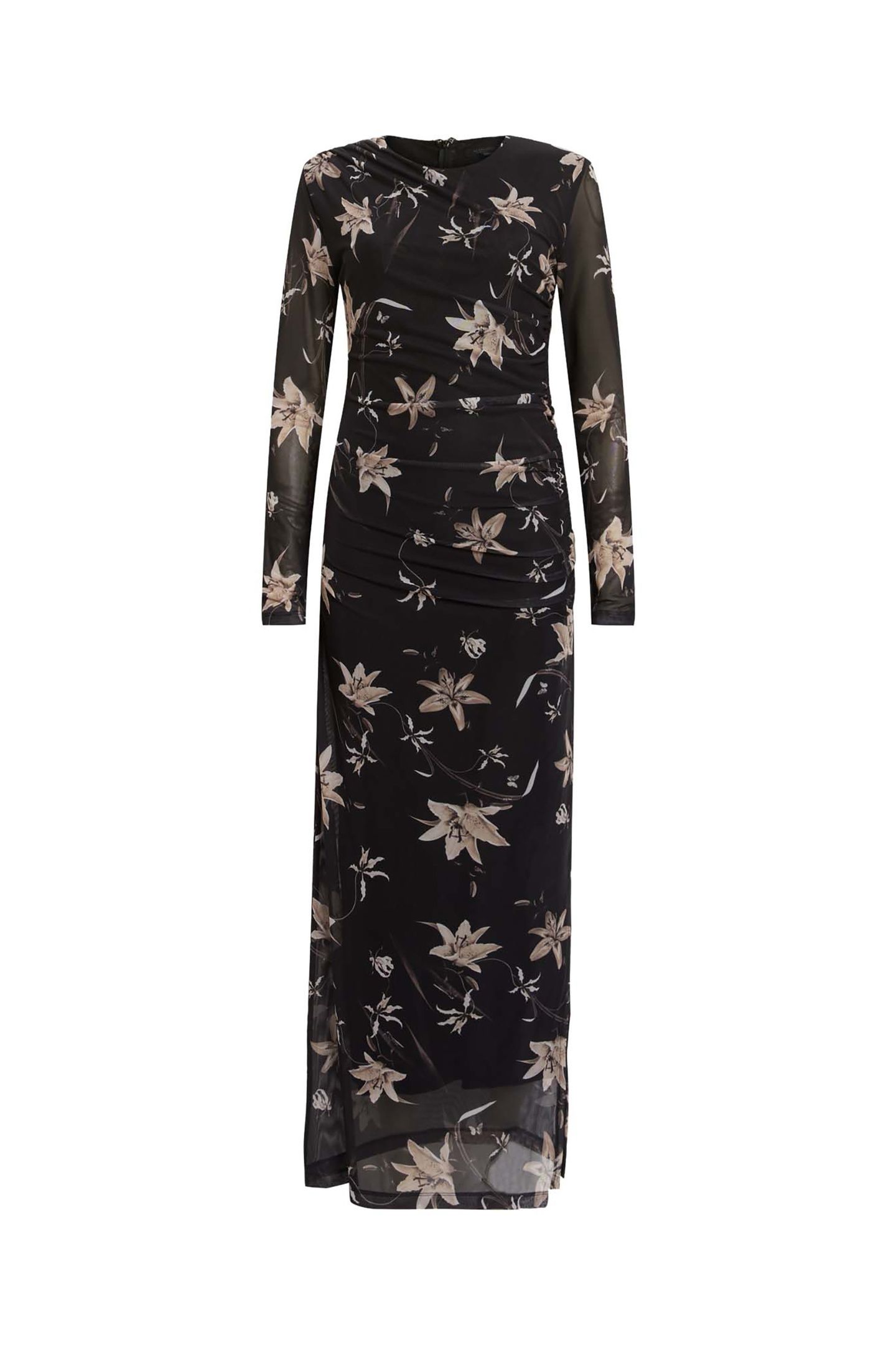 CAIA MESH DRESS PETRA SEPIA BROWN 4