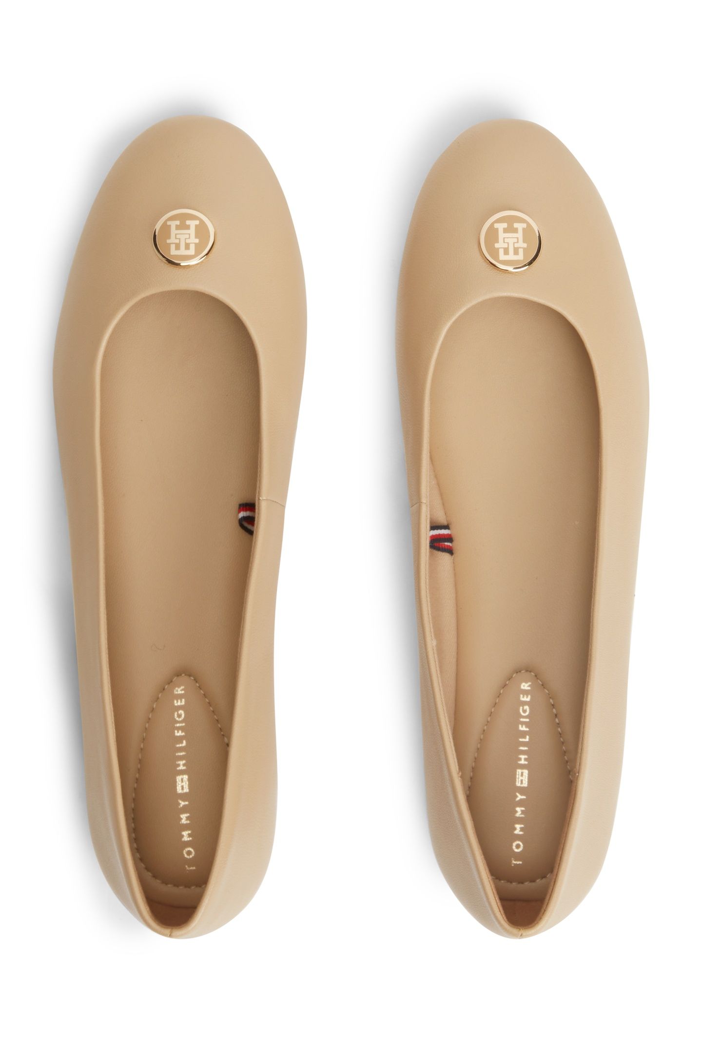 TH PLATE LEATHER BALLERINAS DESERT 5