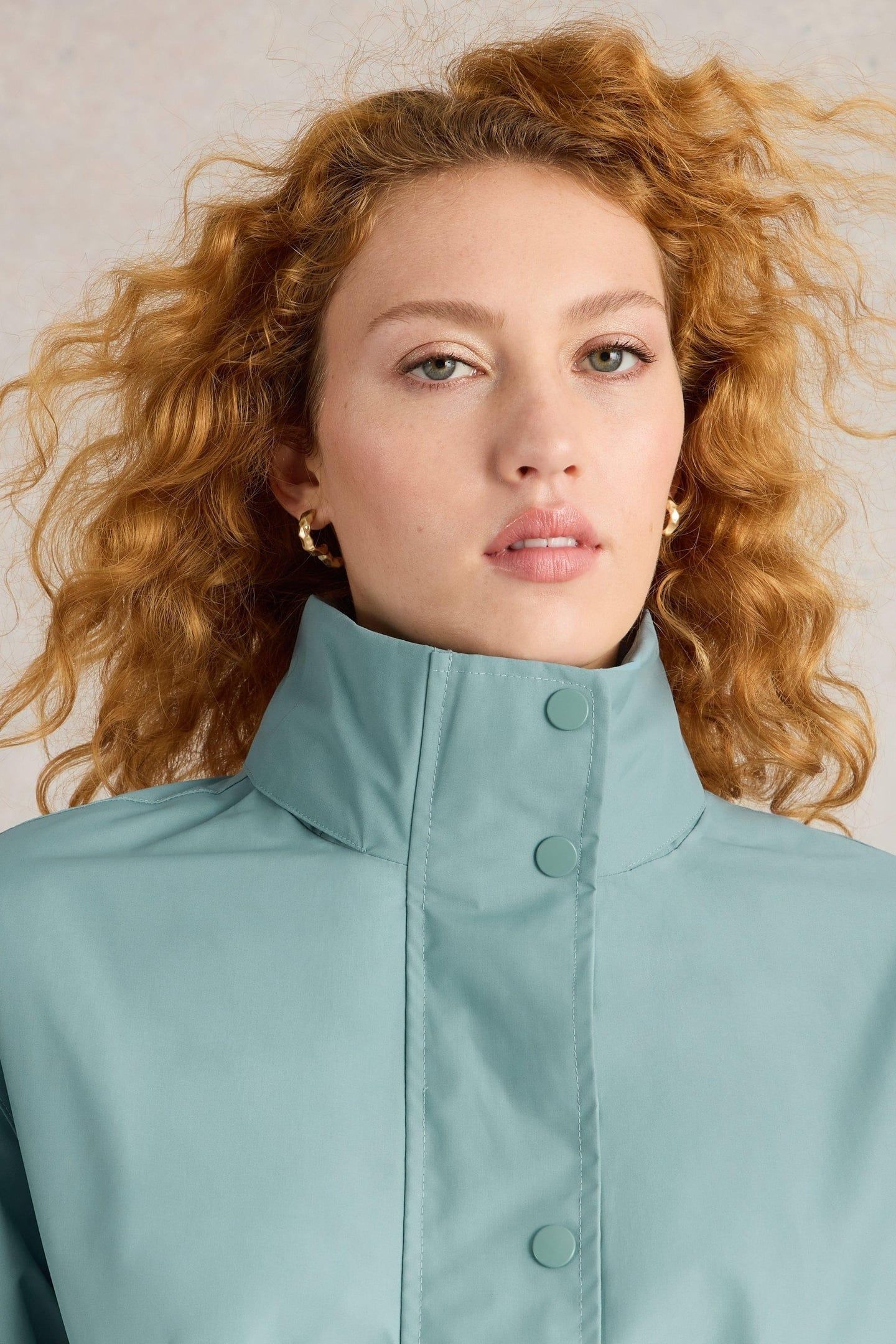 LEXI WATERPROOF COAT DUSTY BLUE 6