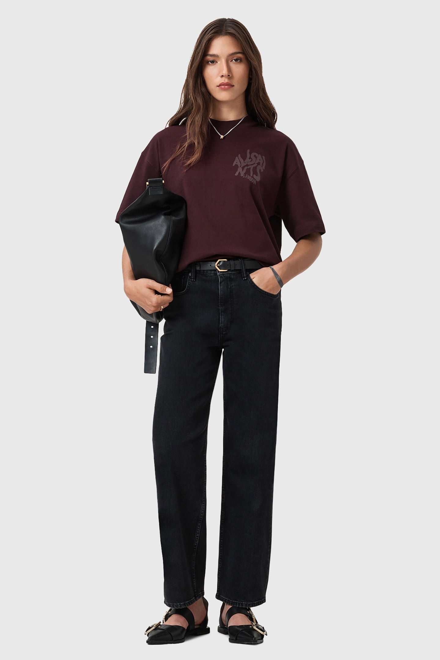 ORLANDO ETTA TEE OXBLOOD RED 1