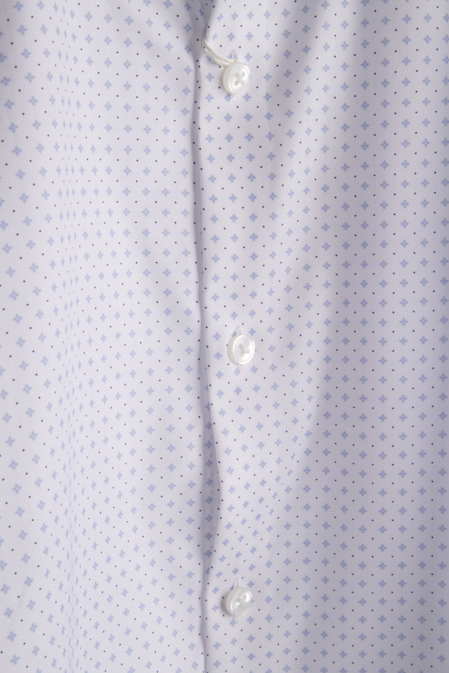 SLIM PERF SOLID SHIRT BLUE MULTI 4