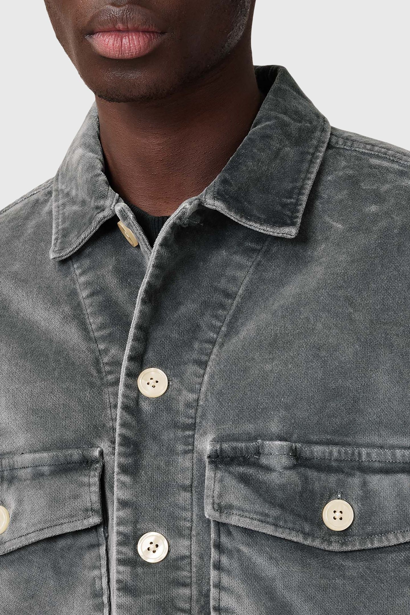HARRIER LS SHIRT RAIN GREY 9