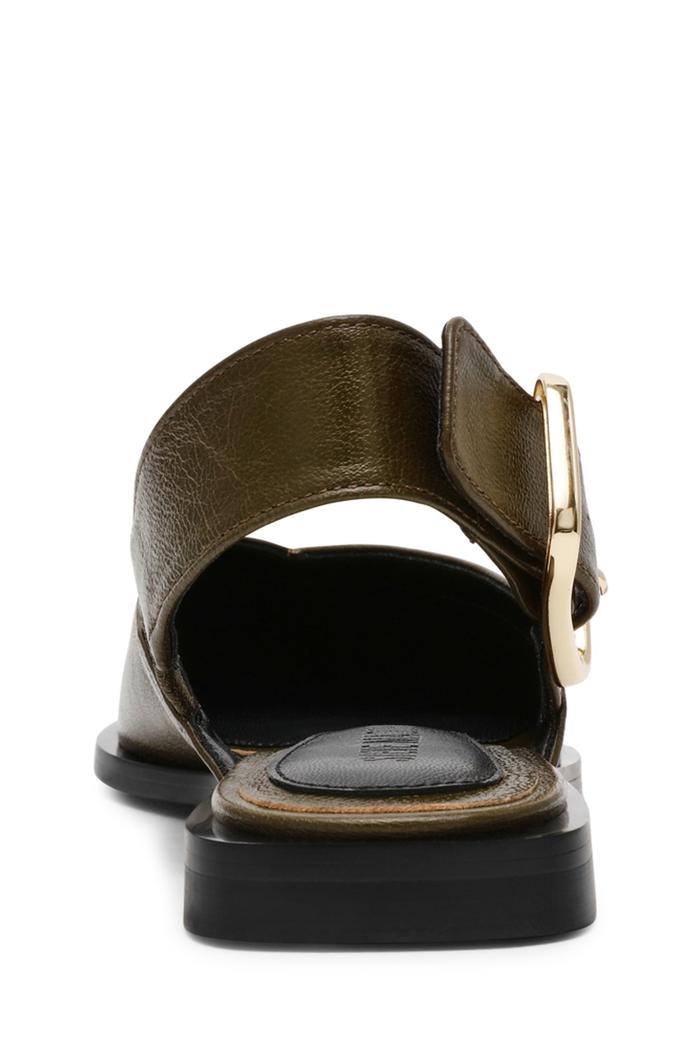 SHAY FLAT SHOES OLIVE LEATHER 5