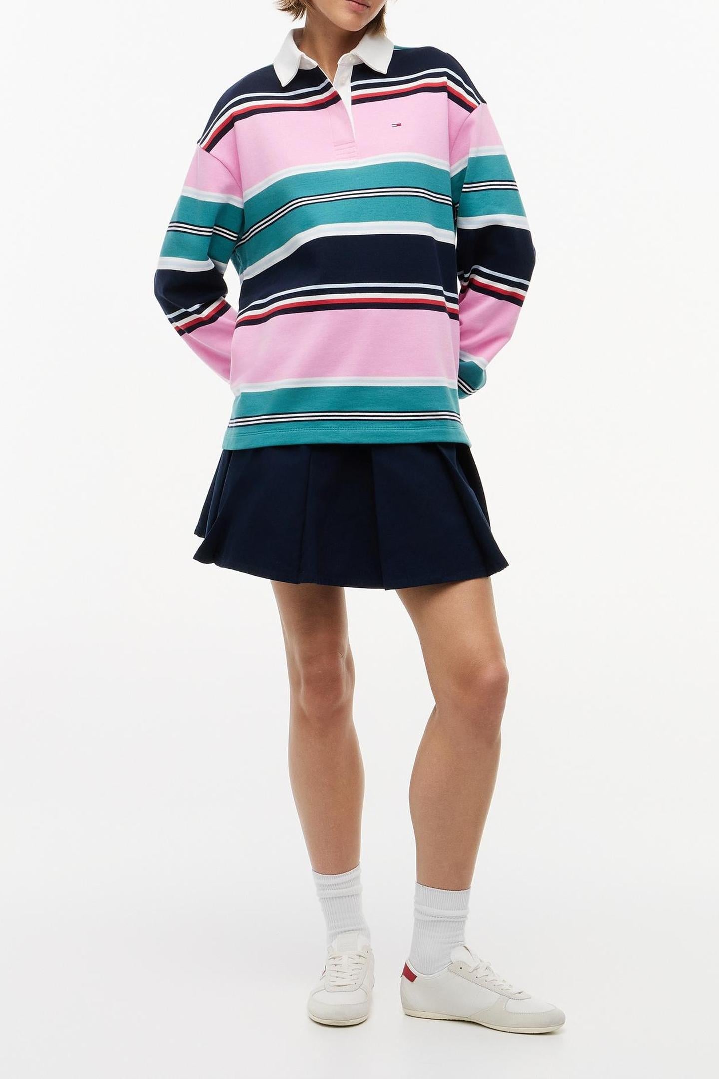 RELAXED MULTI STRIPE PINK DAISY/MULTI STRIPE 1