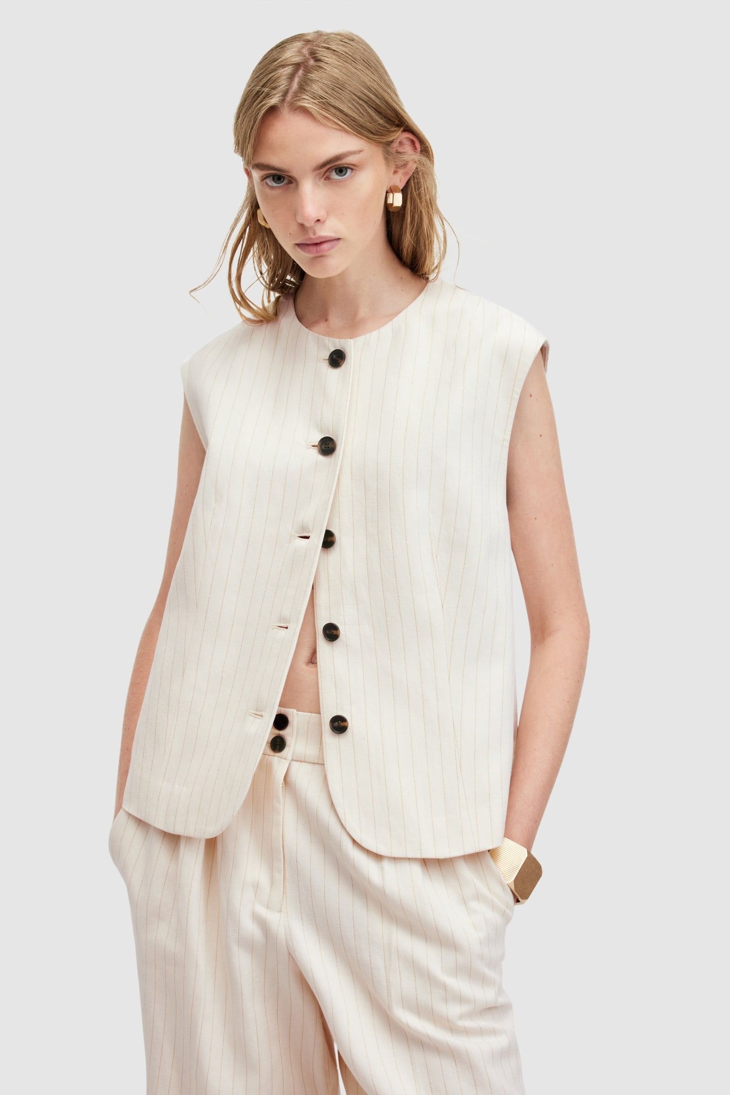 PAYTON WAISTCOAT IVORY WHITE 2