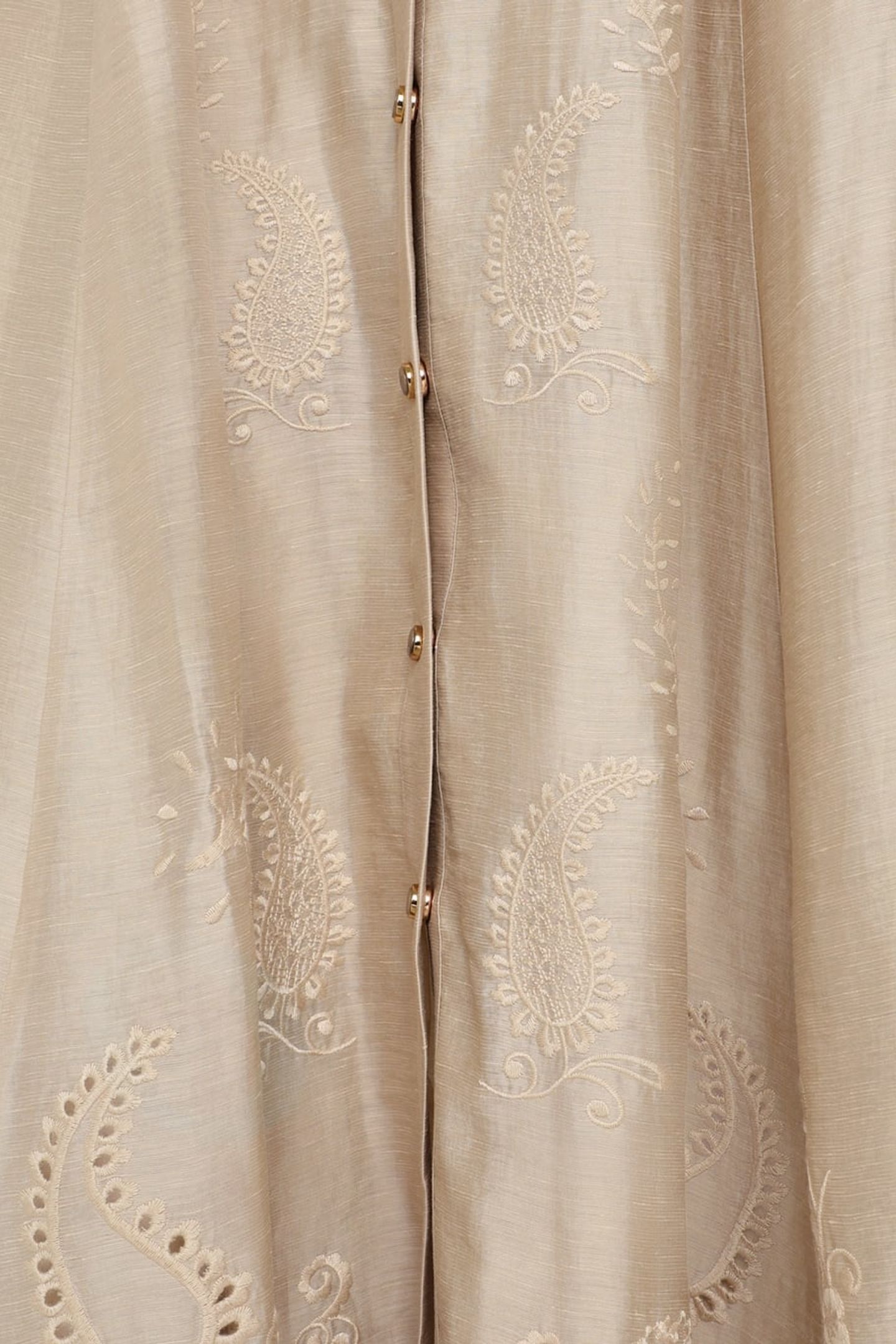 MINDY EMBROIDERED CH VELVET TAUPE MULTI 8