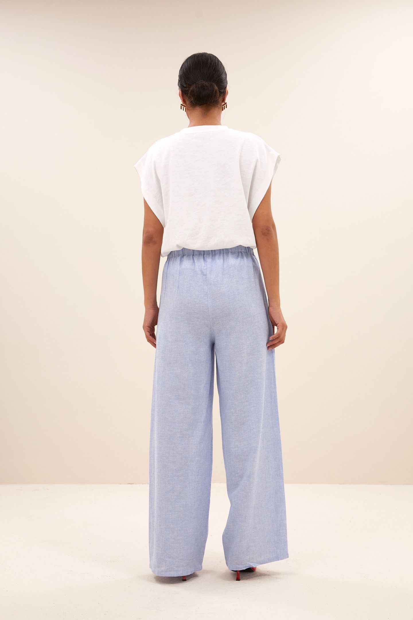 UMA PINSTRIPE PANTS SKY BLUE 3