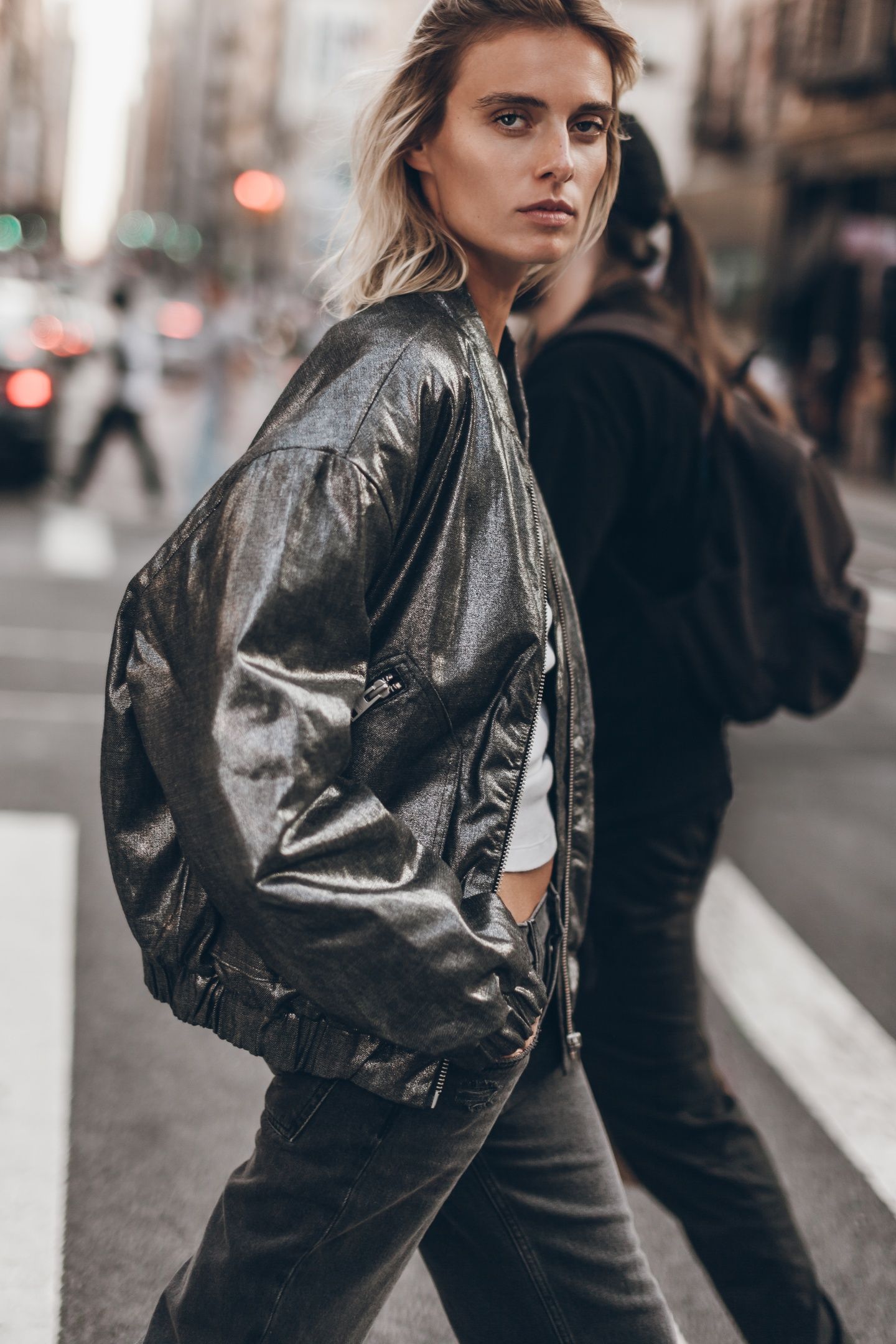 THE SILVER BOMBER JACKET SILVER 2