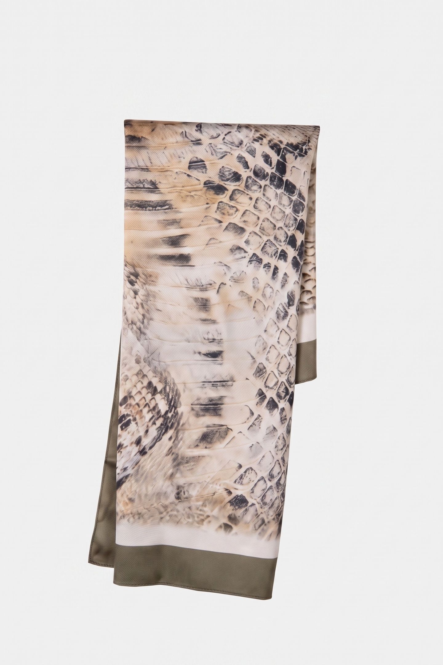 LEONIE PRINTED SCARF JUMBLE SKIN PRINT 2