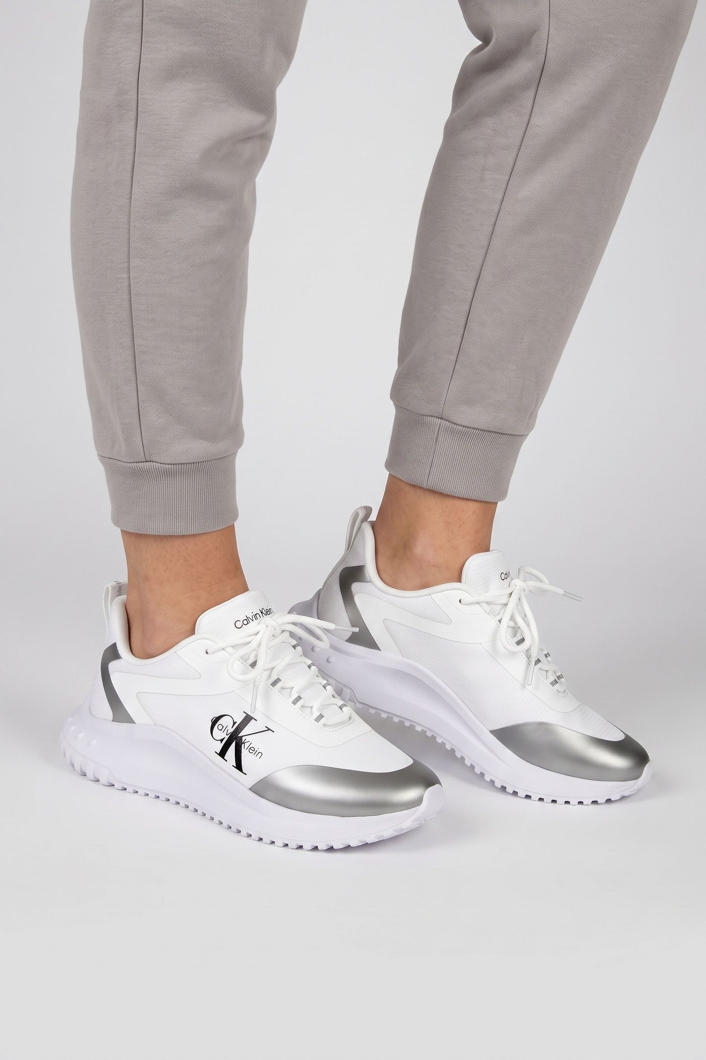 EVA RUNNER LOW LACE SHOES BRIGHT WHITE/SILVER 2