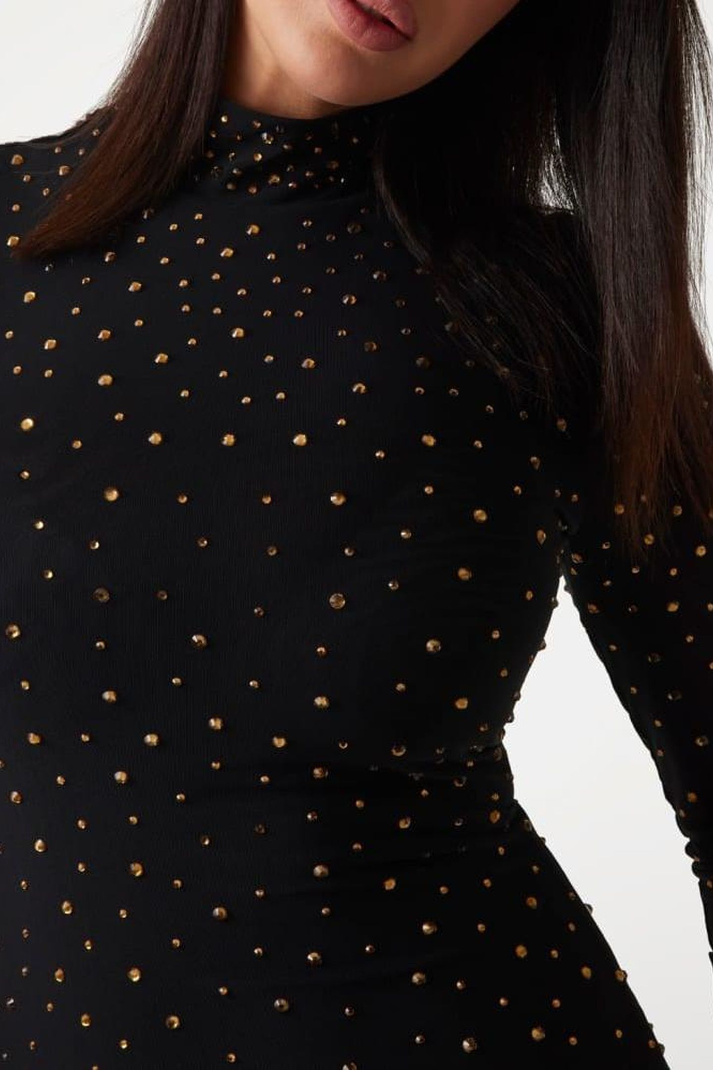 ON THE DOT MAXI JET BLACK A996 12