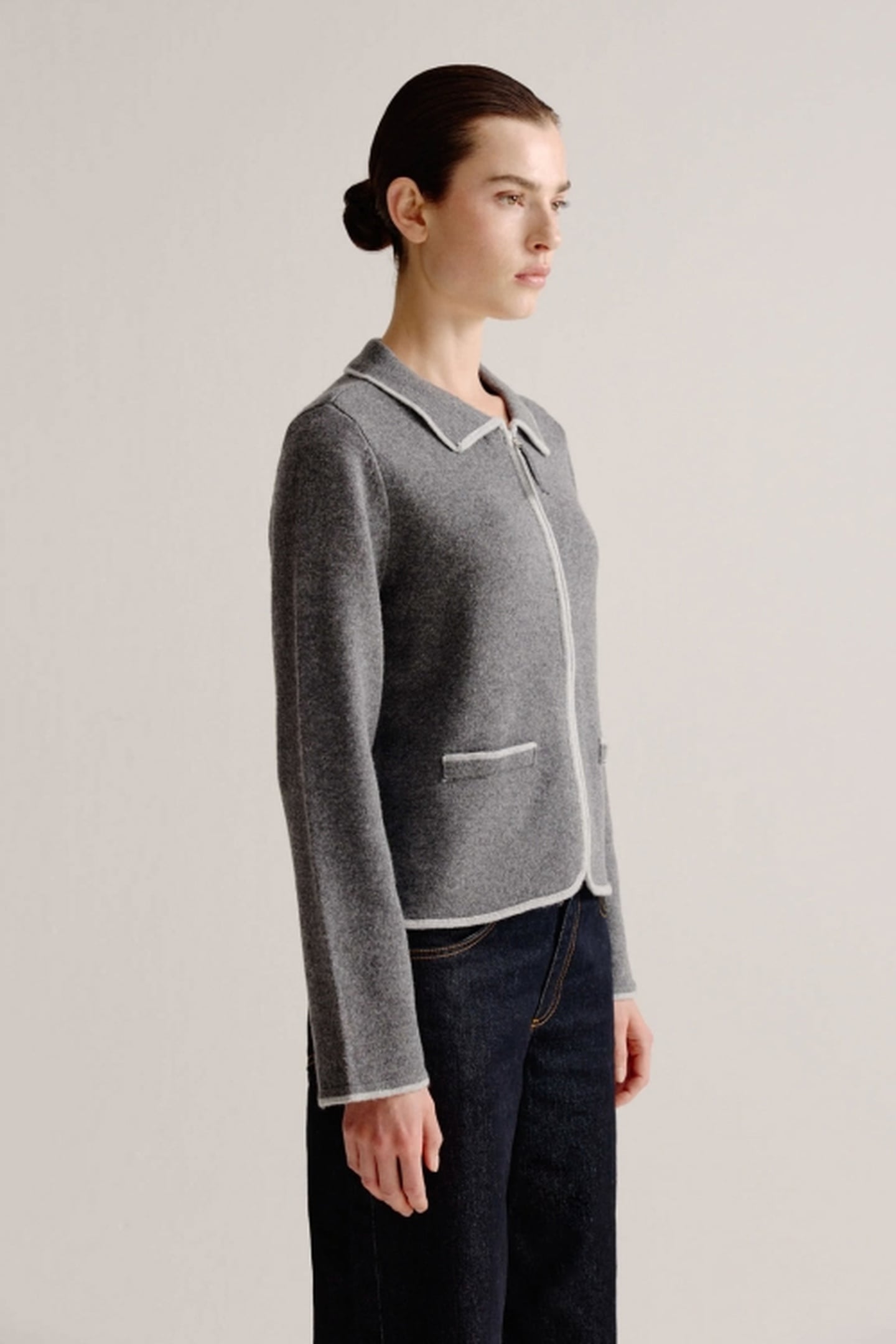 LISE CARDIGAN ANTHRACITE 4