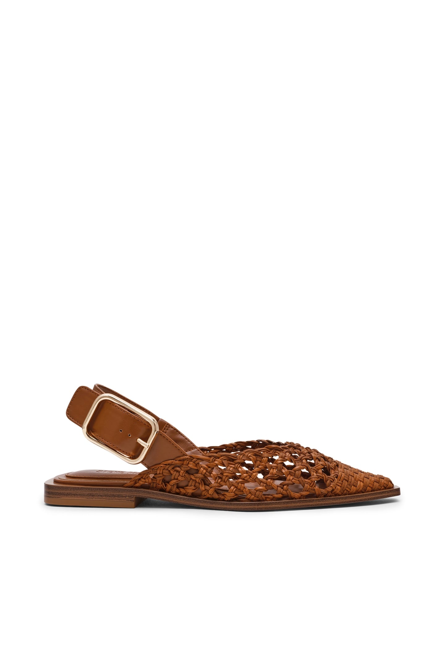 SHAY-W FLAT SHOES COGNAC 1