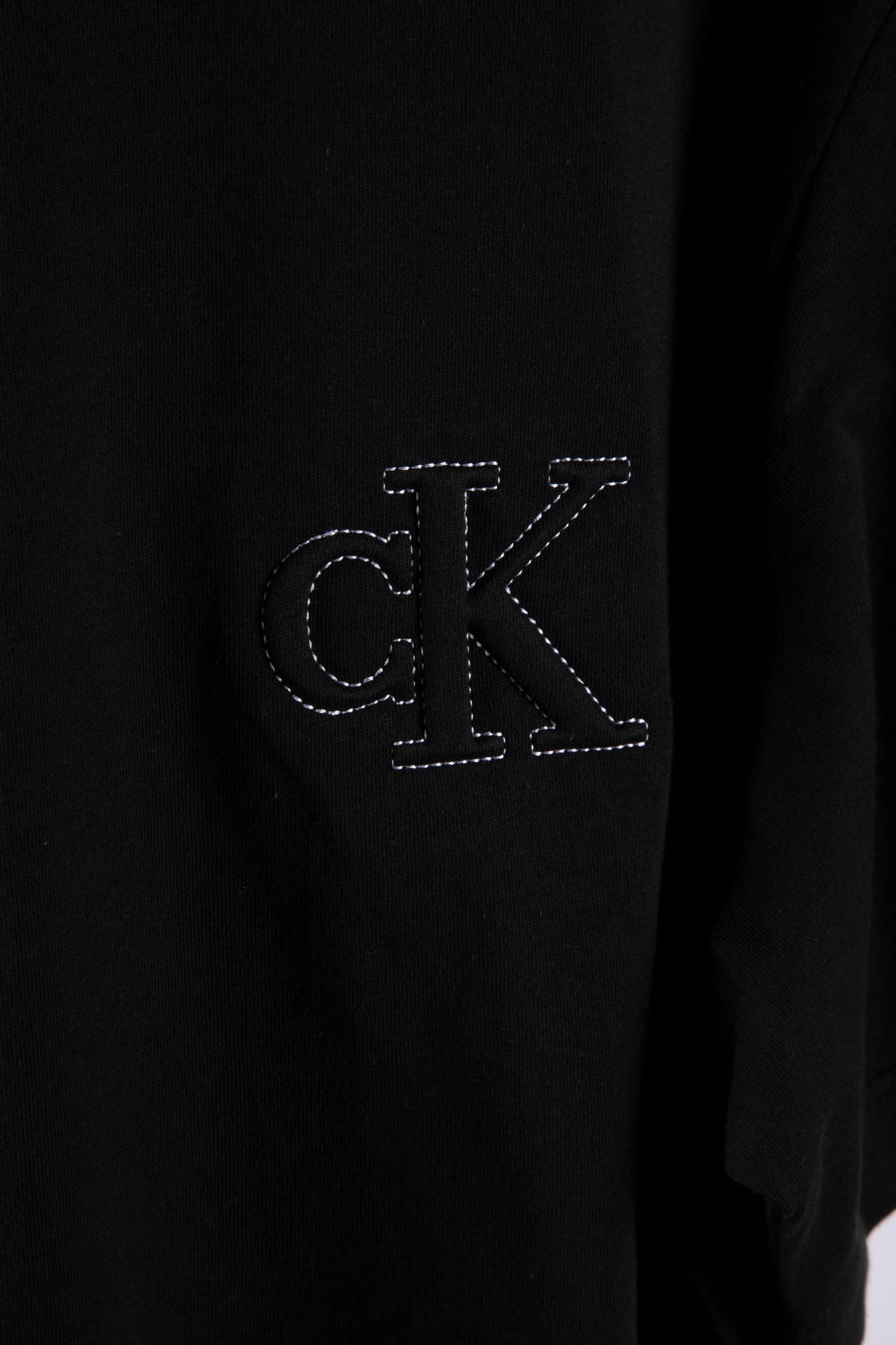 SS 30S JERSEY EASY MONOGRAM TEE BLACK 4