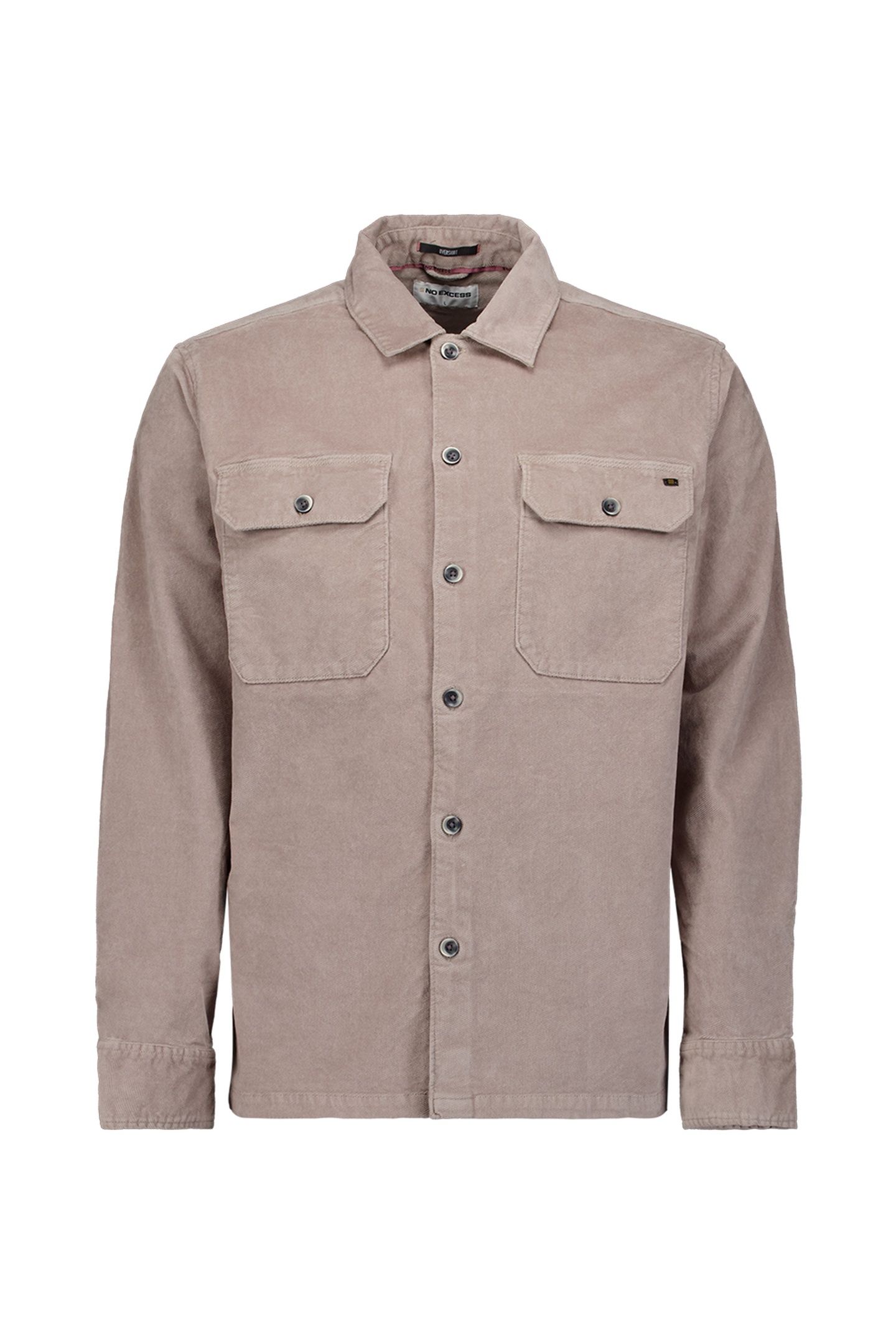 OVERSHIRT BUTTONS TWILL STRETCH CLAY 4