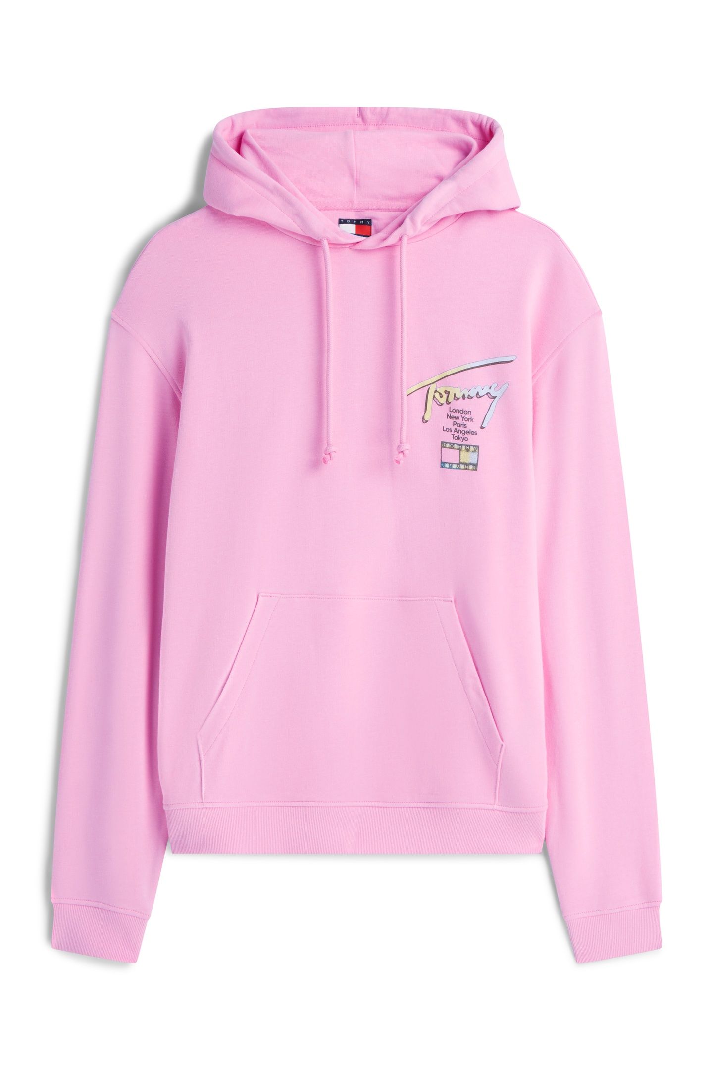 RELAXED SIGNATURE HOODIE PINK DAISY 4