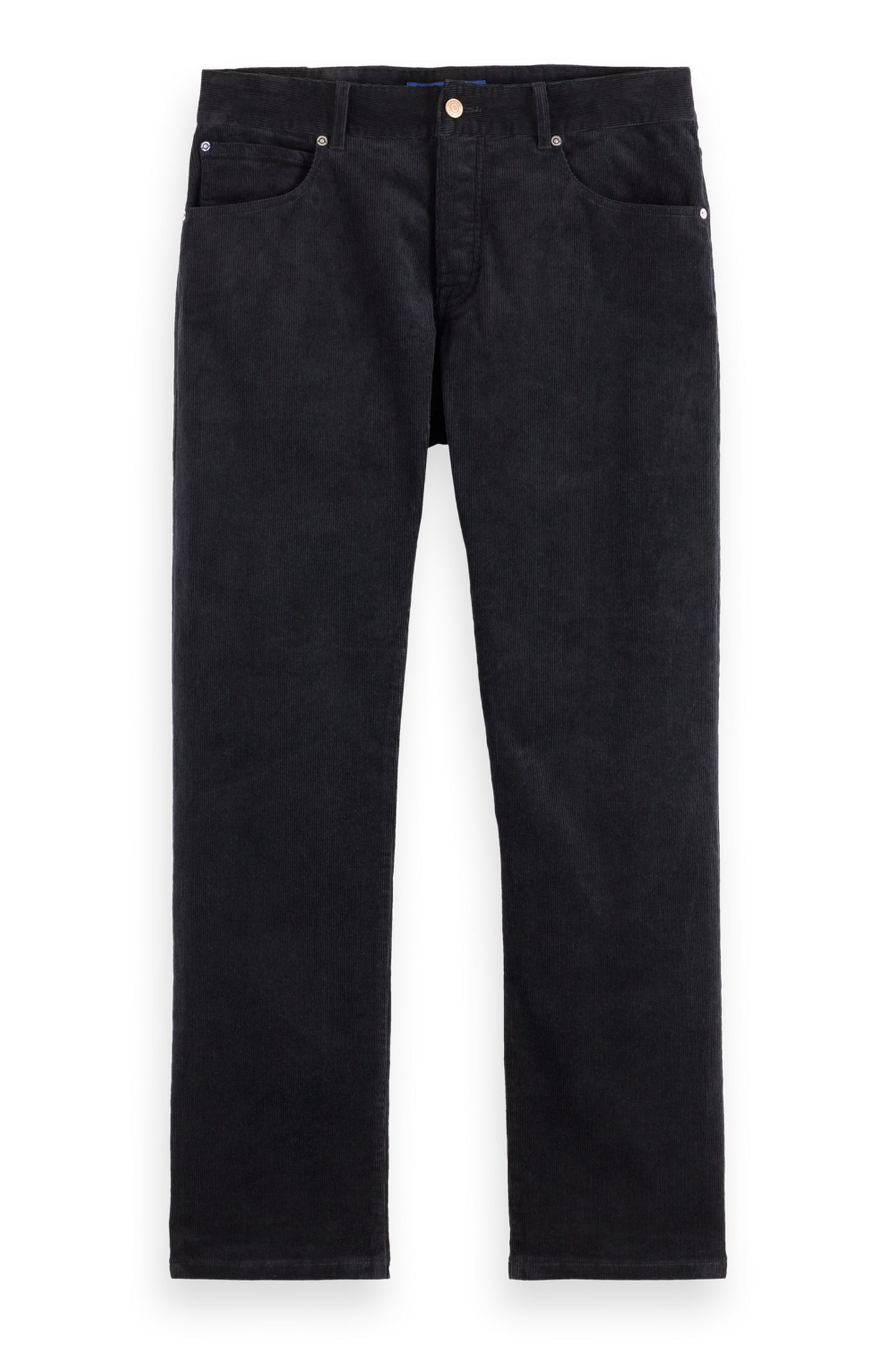 THE ZEE STRAIGHT JEANS IN COLOURED CORDUROY ANTRACITE 4