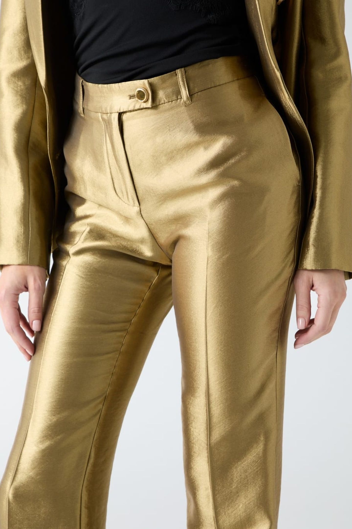 MILLA PANT ANTIQUE GOLD MULTI 10