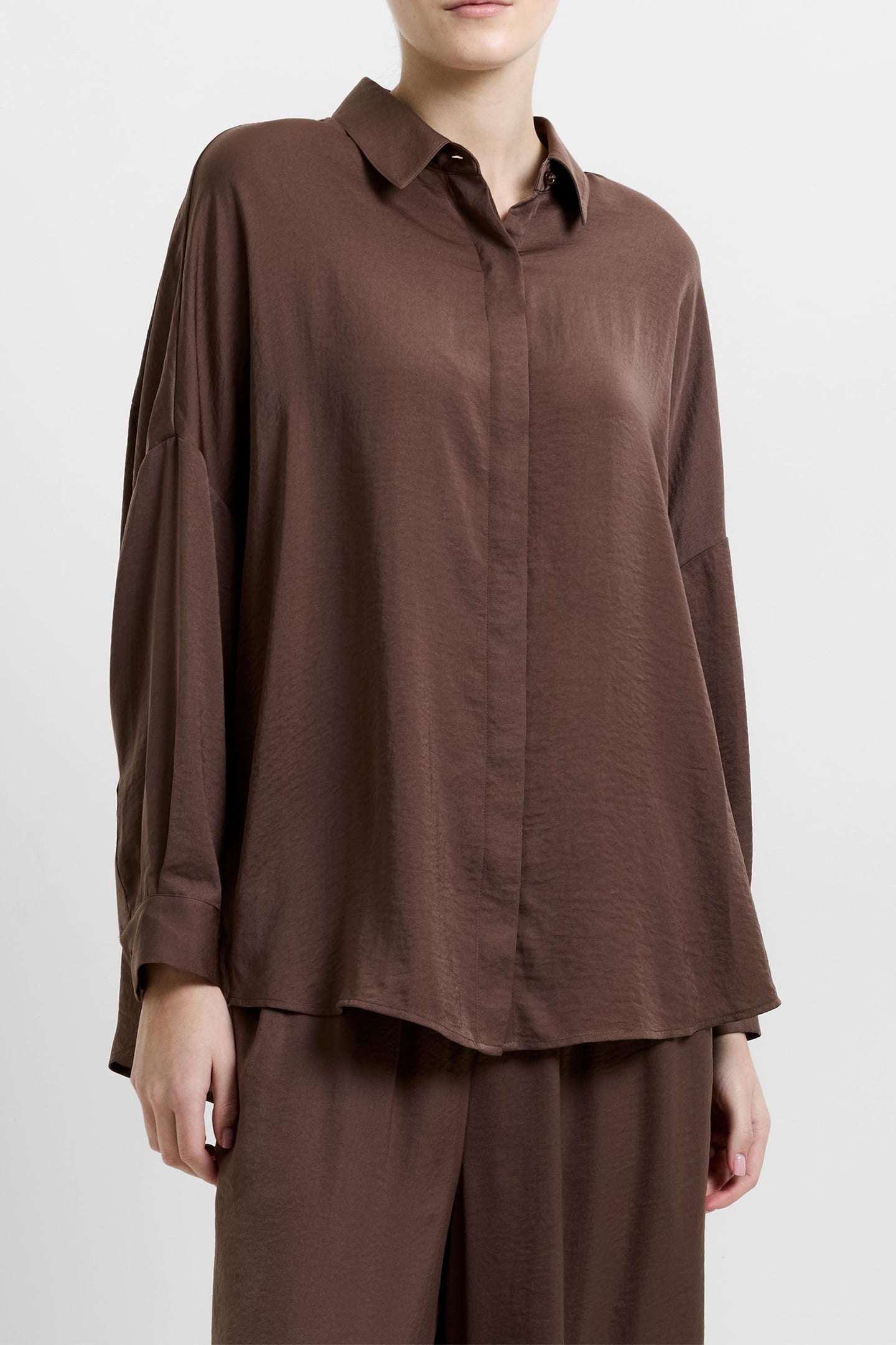 DAMASCO AIR FLOW POLY LS SHIRT LT WALNUT BROWN 3